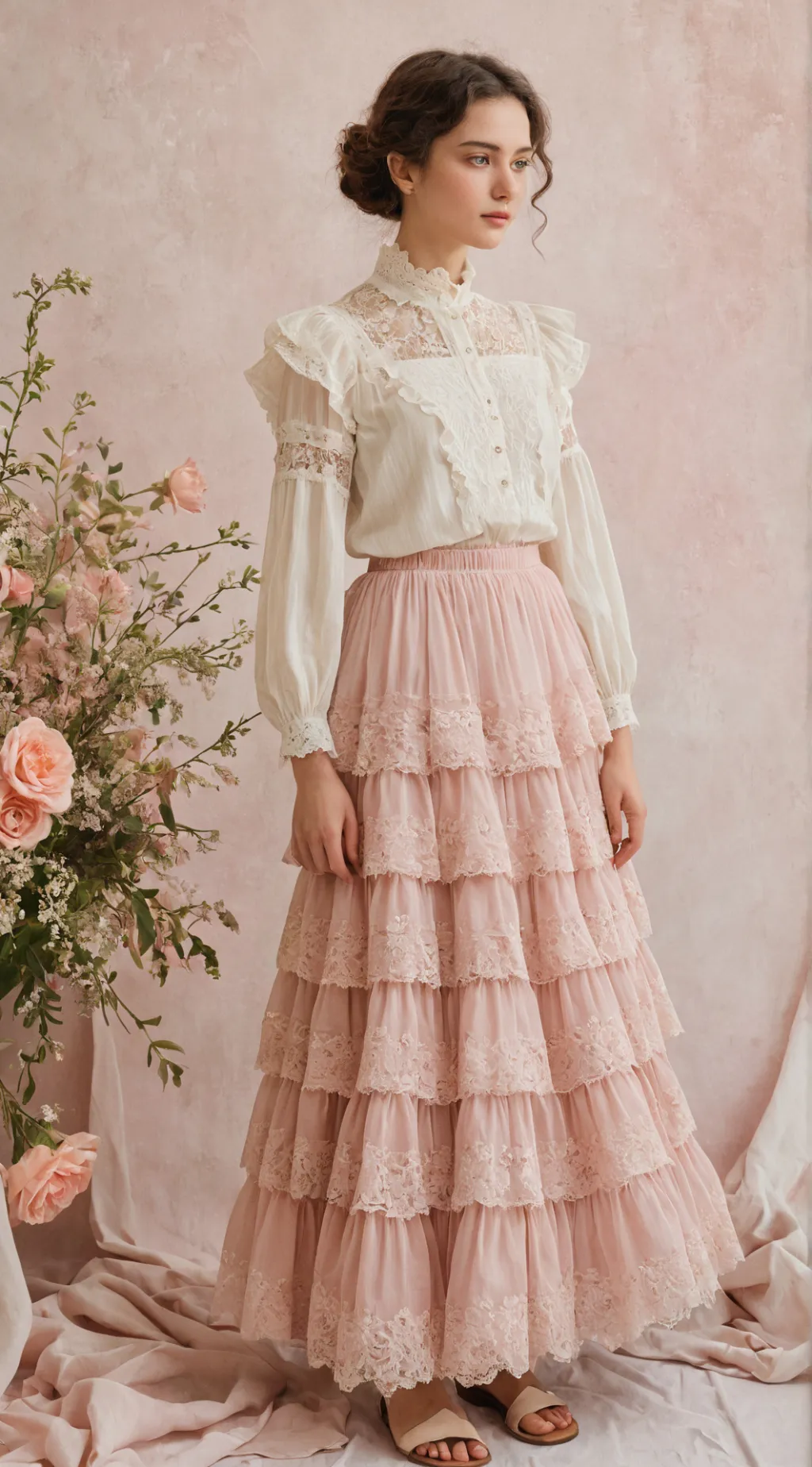 ai character: magical skirt  background