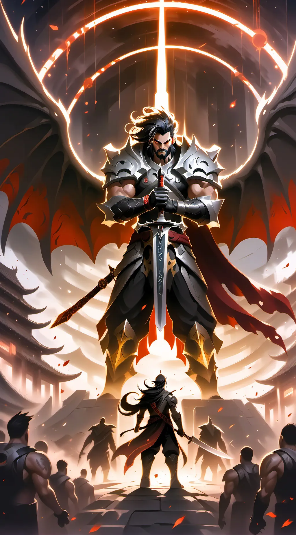 ai character: fynal boss fight background