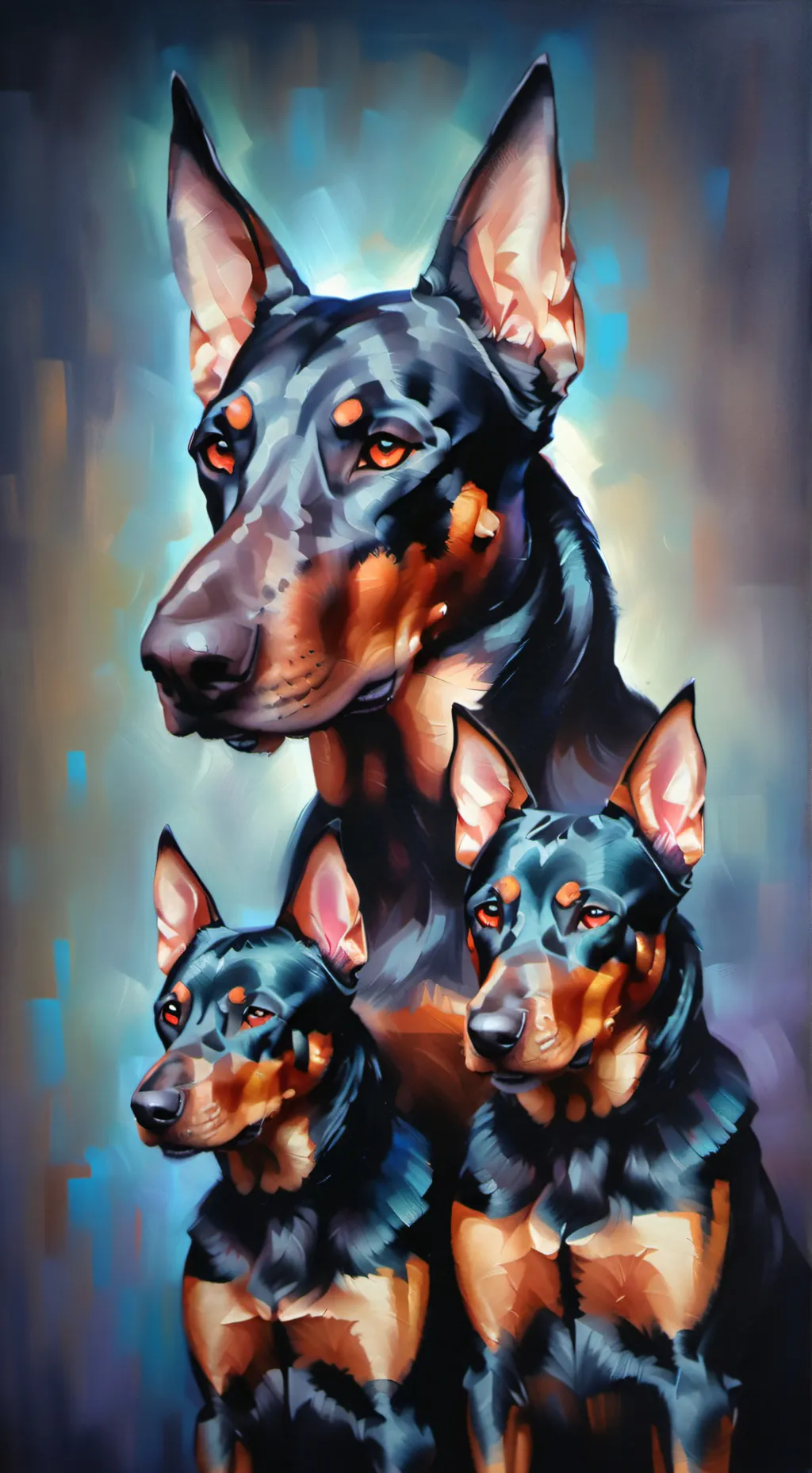 Talkie AI - Chat with Doberman family  