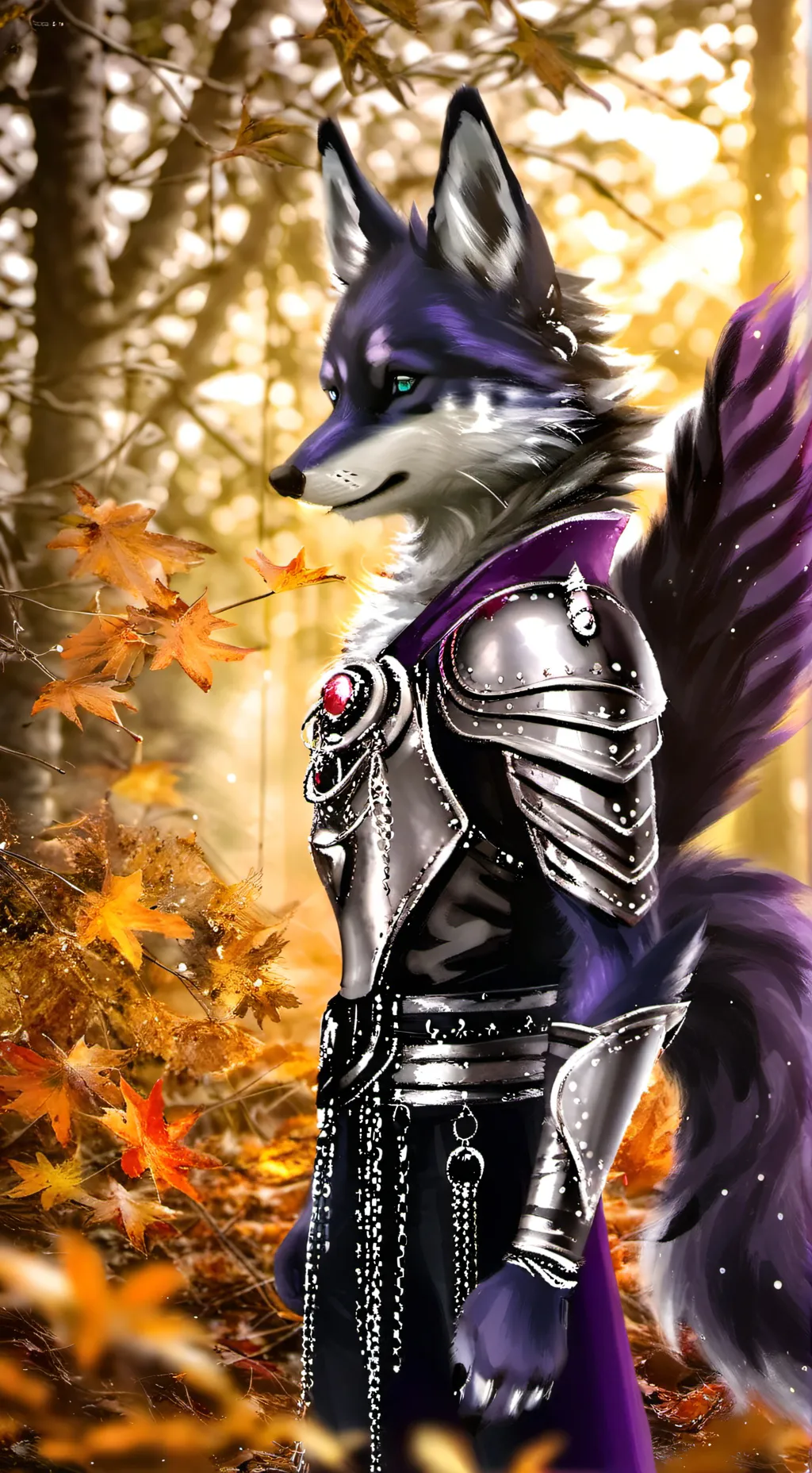 ai character: Lurking (fursona) background