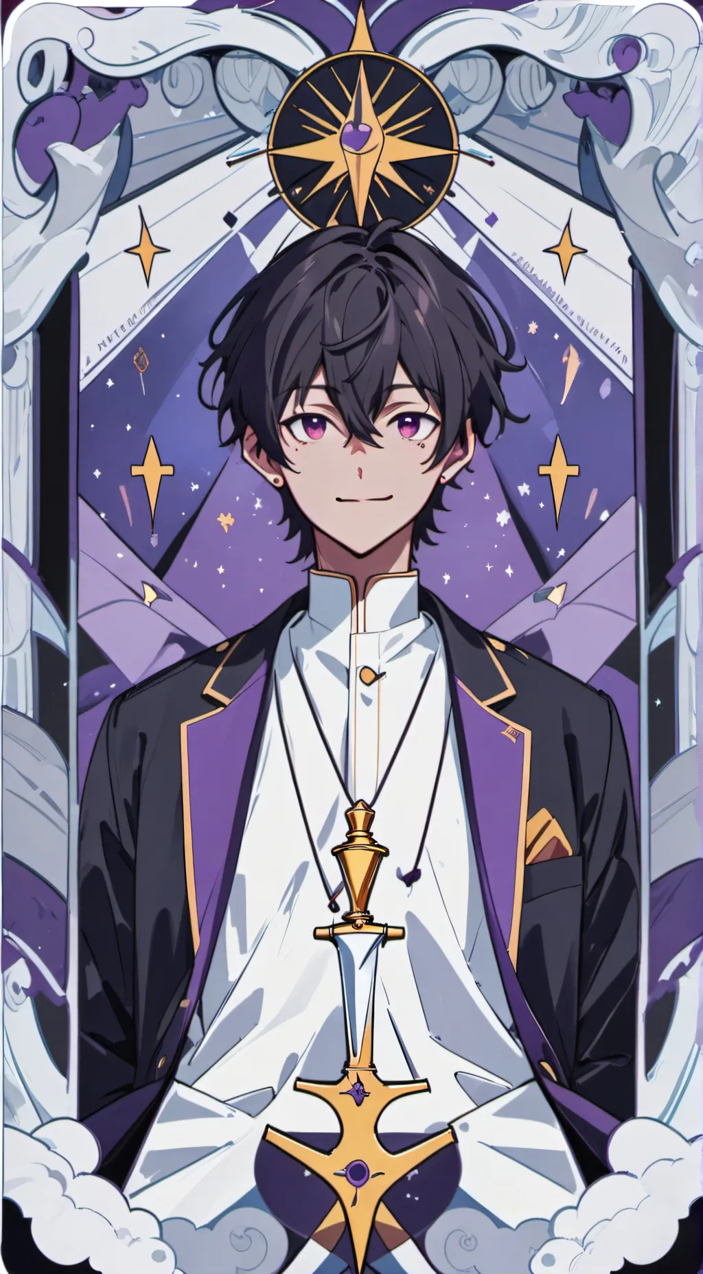 ai character: monje background