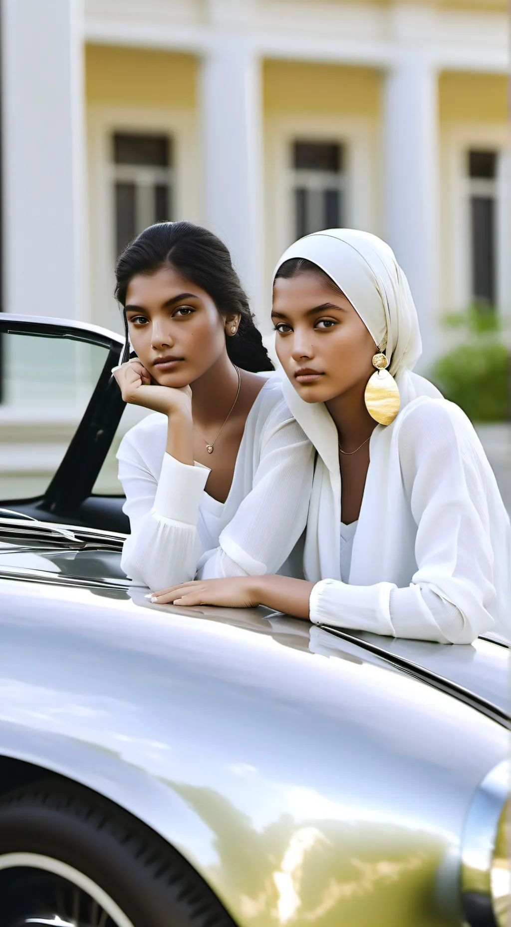 ai character: Sarah and Amander background