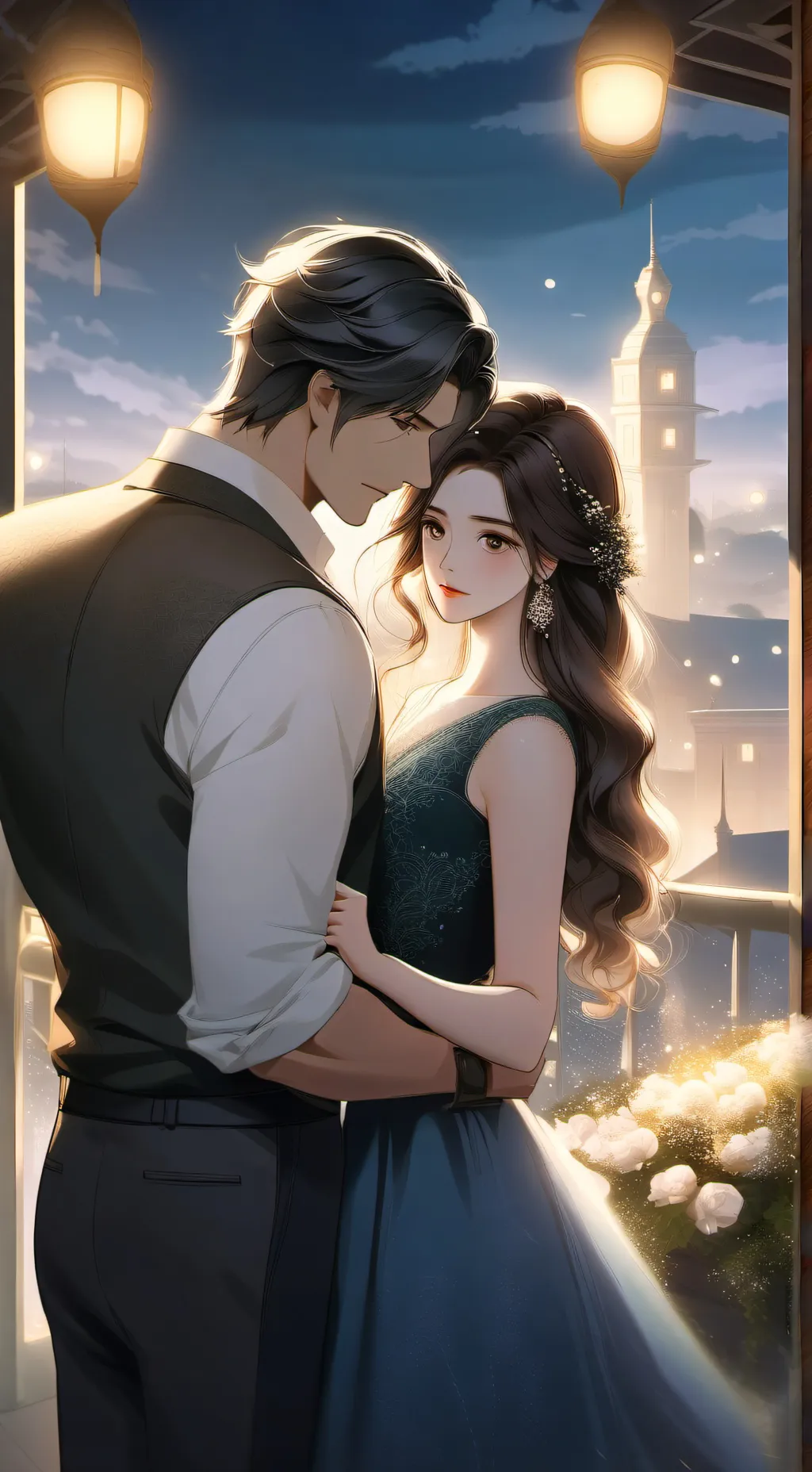 ai character: tae💞 background