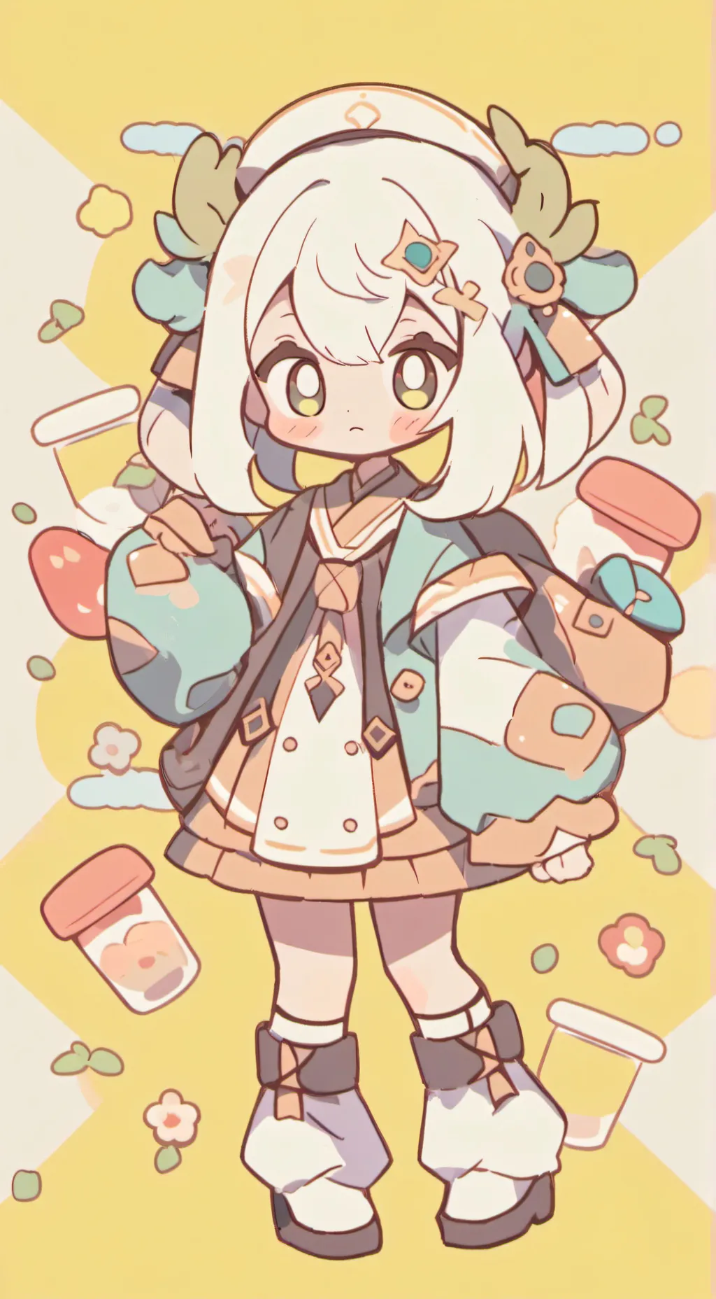 ai character: show me who are u background