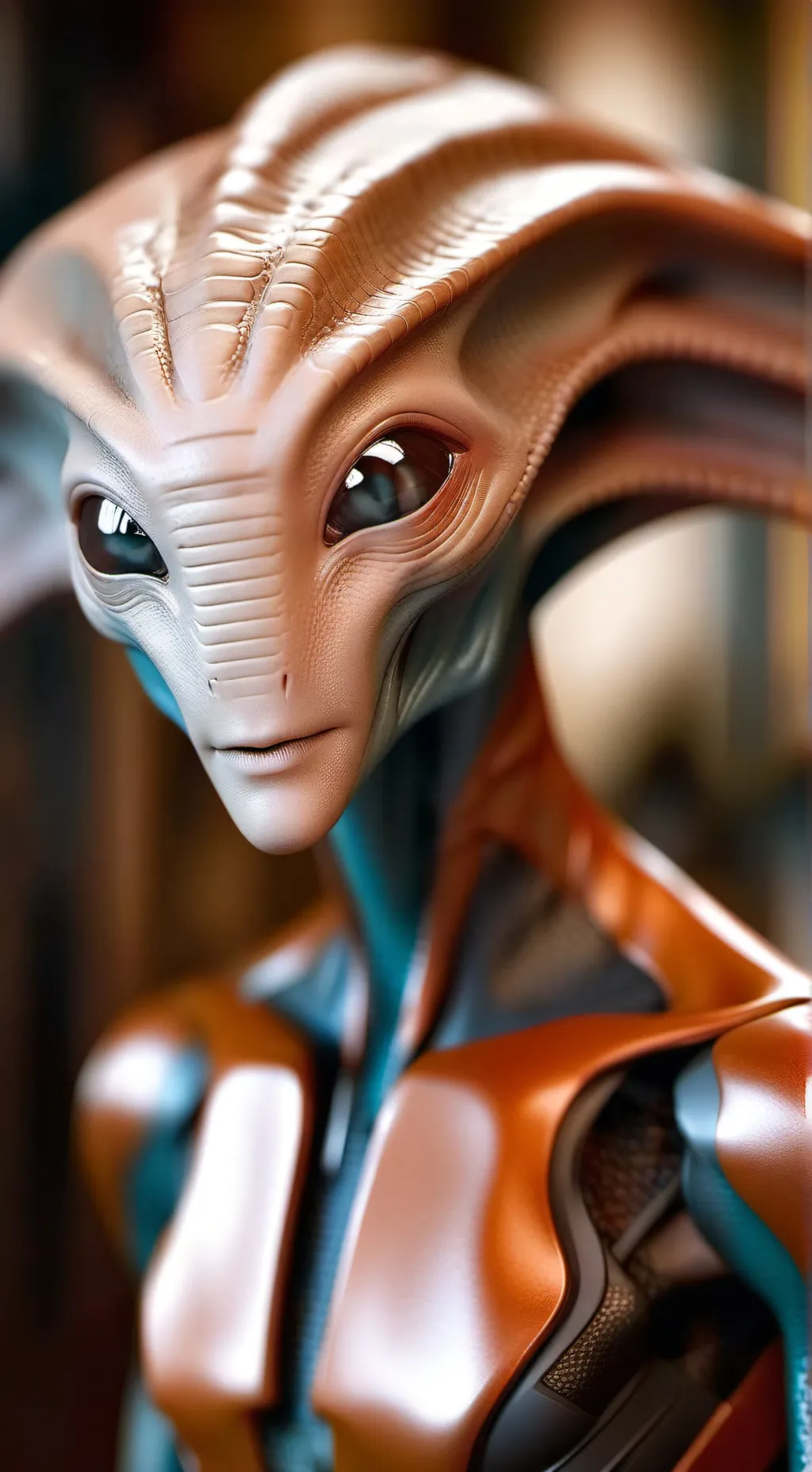 ai character: Alien background