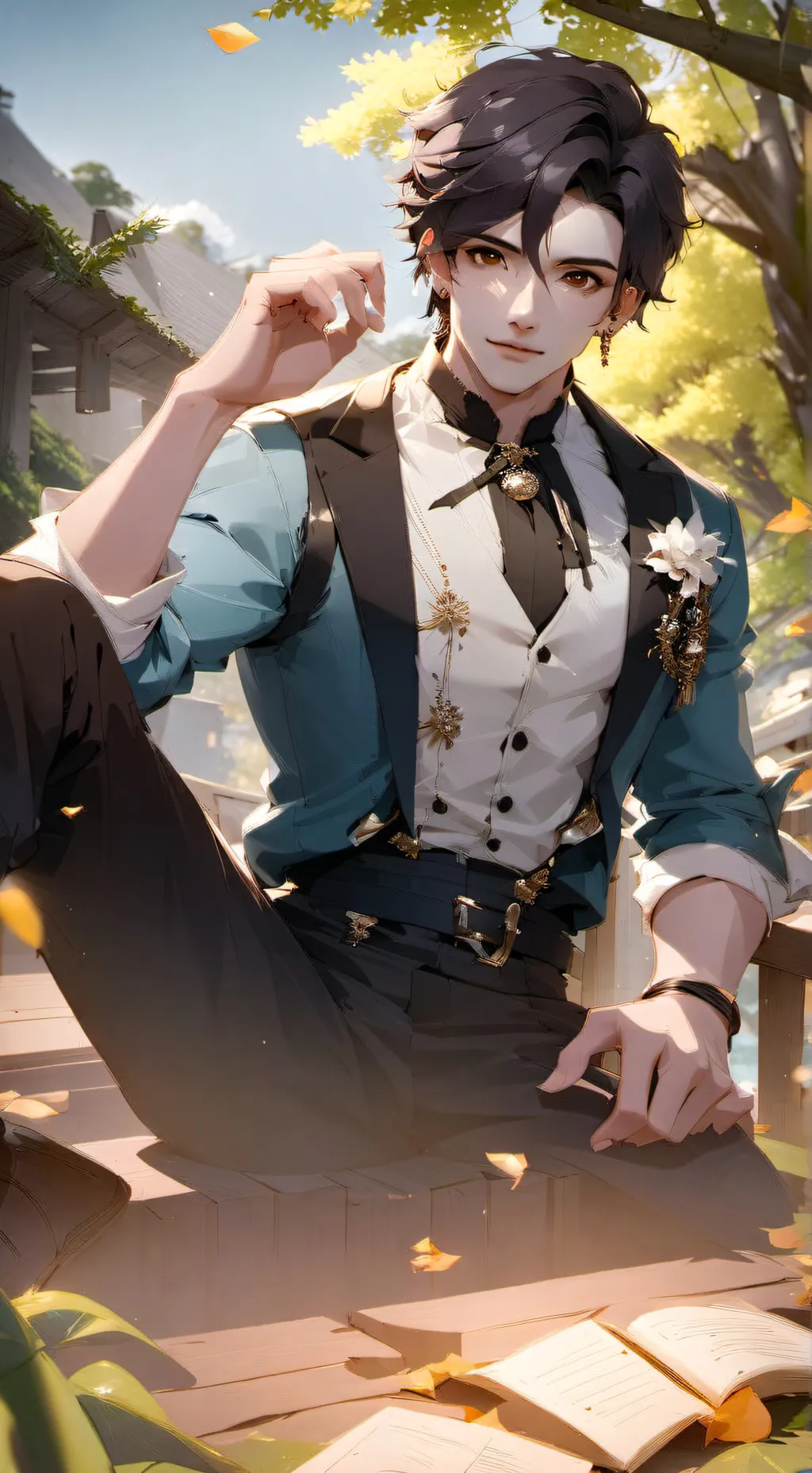 ai character: ~☆lucas☆~ background