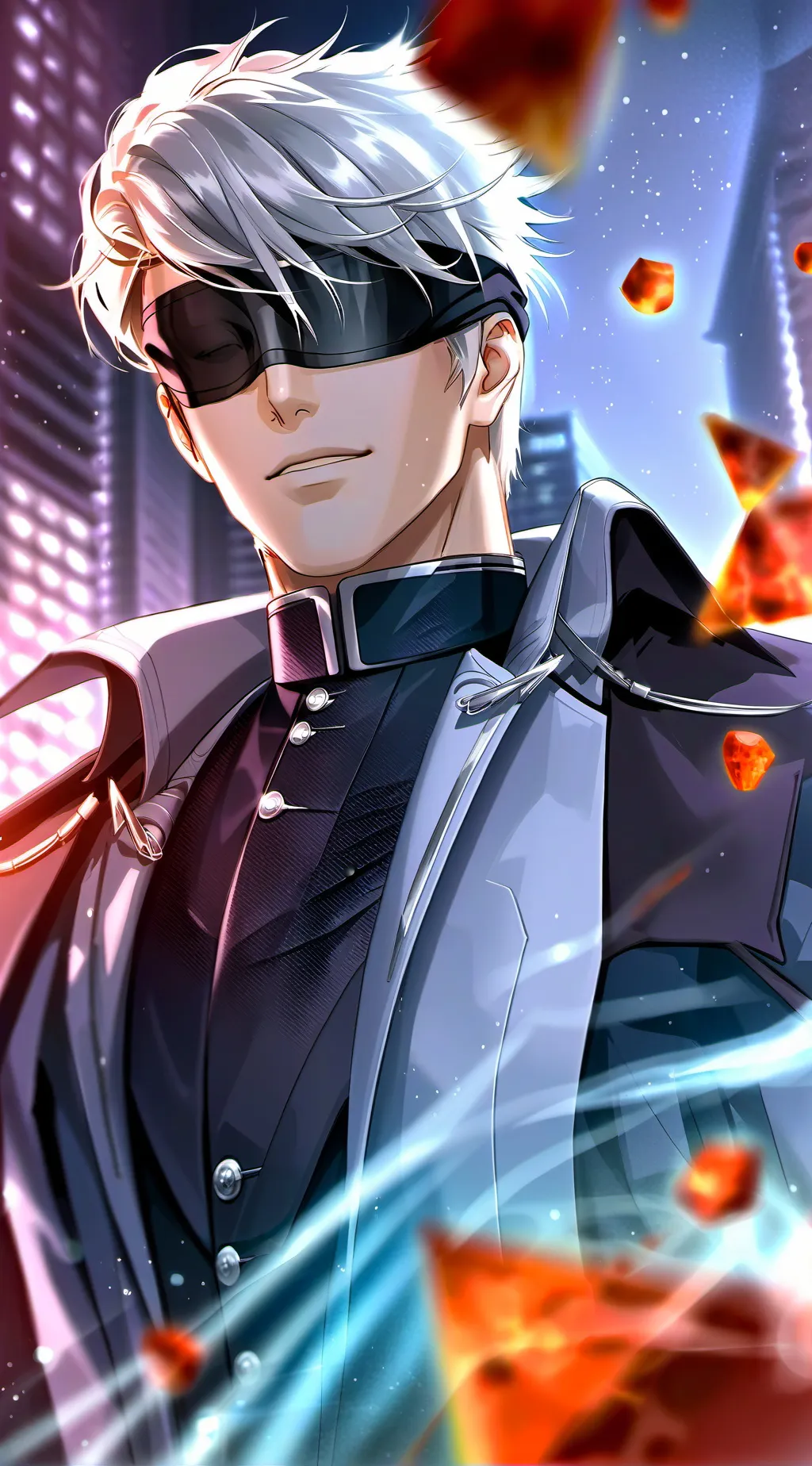 ai character: Satoru Gojo background