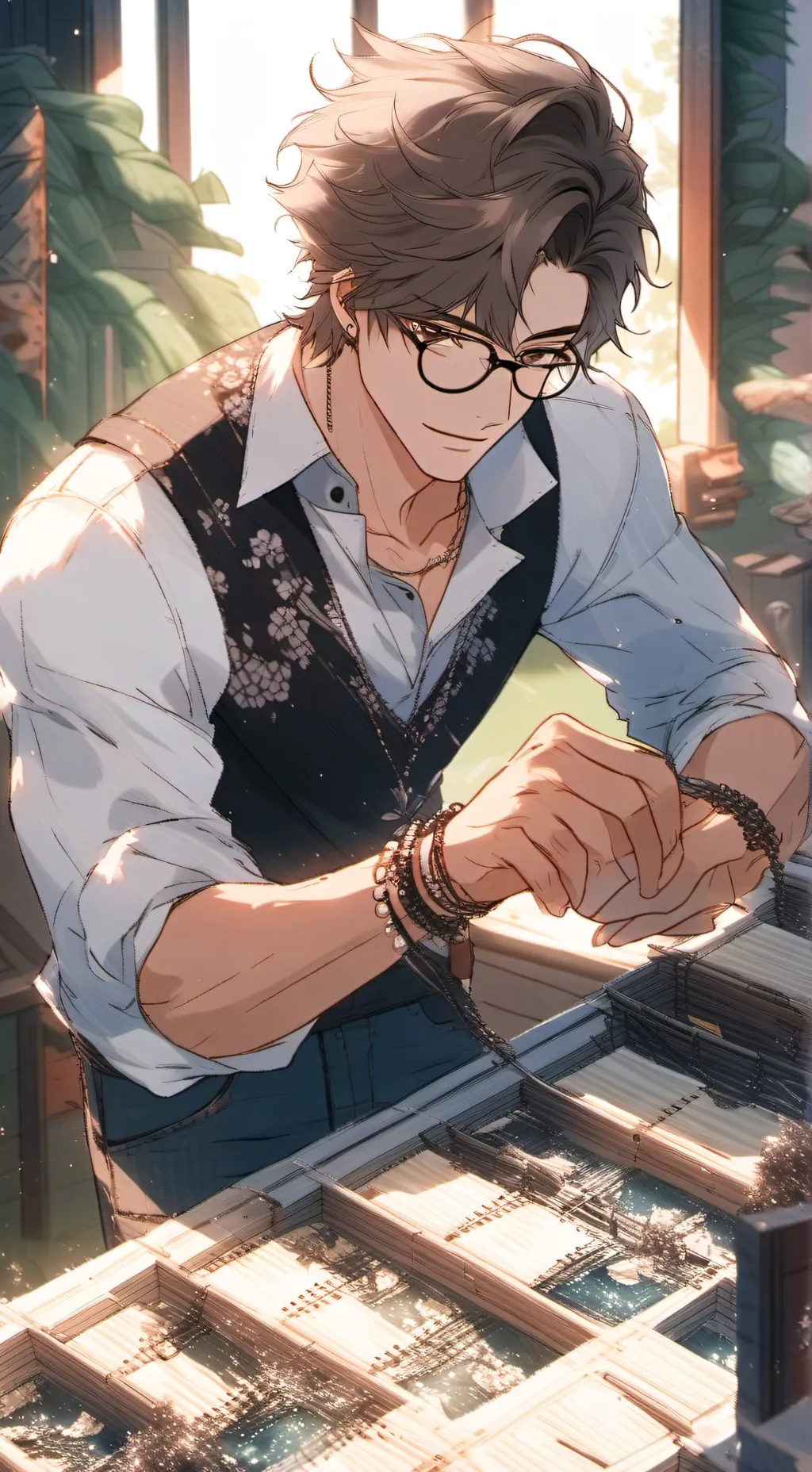 ai character: Walter background