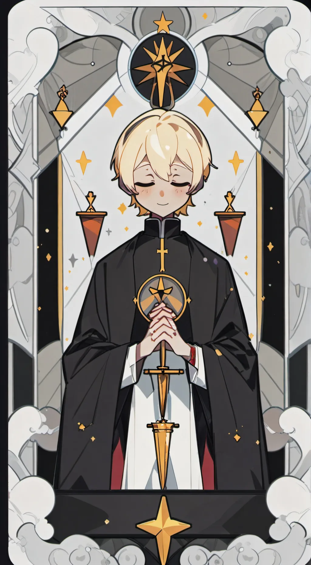 ai character: Father Siergie background