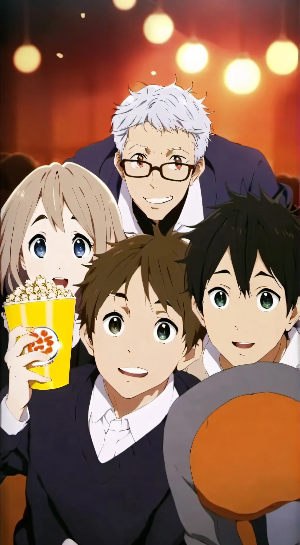 ai character: Haunted House background