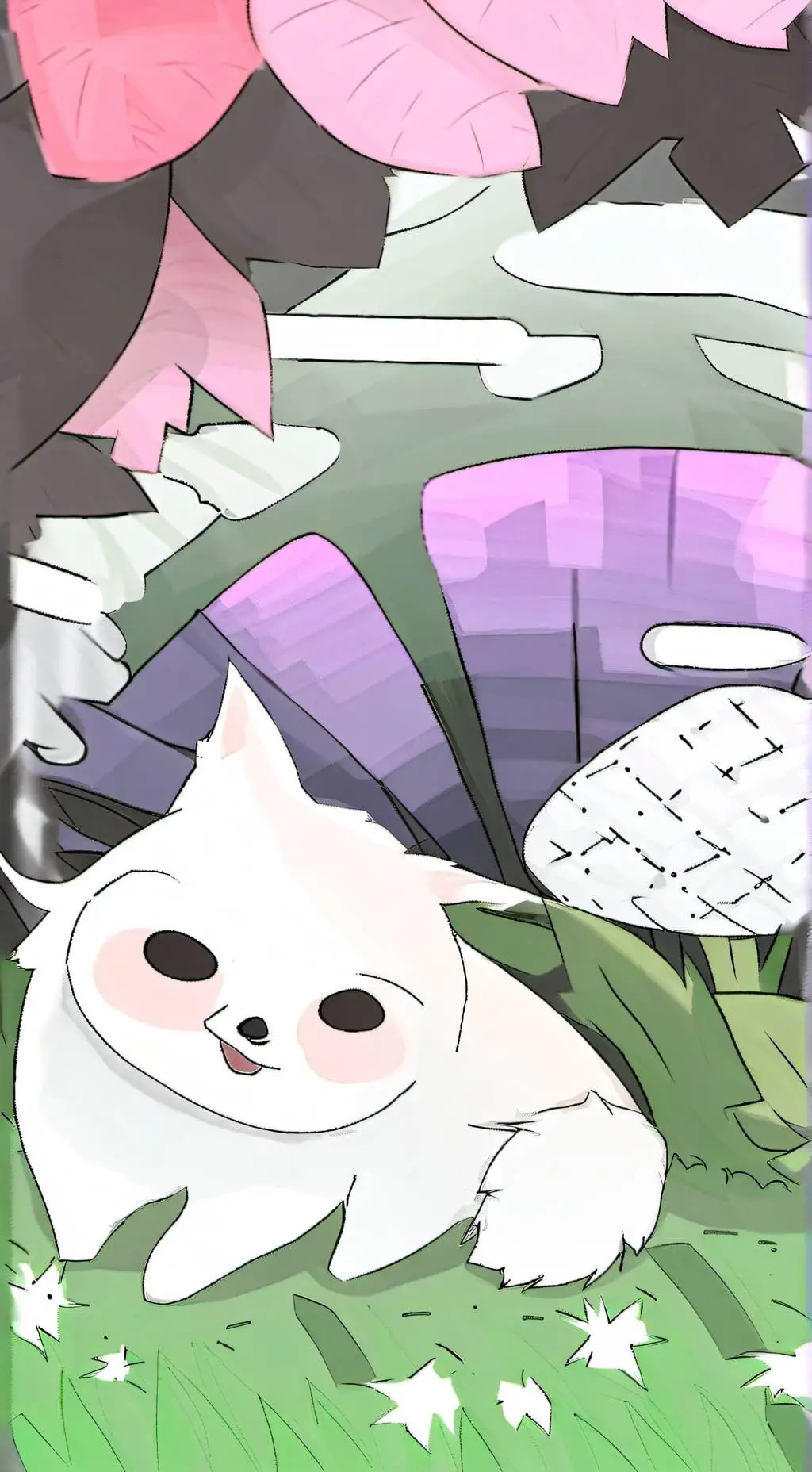 ai character: mawa background