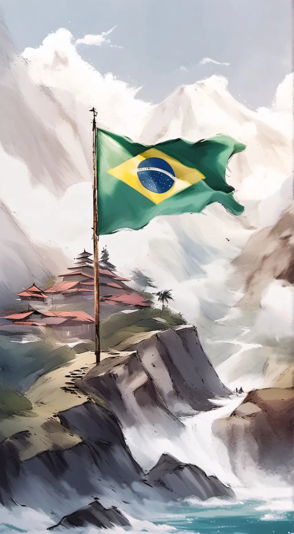 ai character: Casa Brasileirão A background