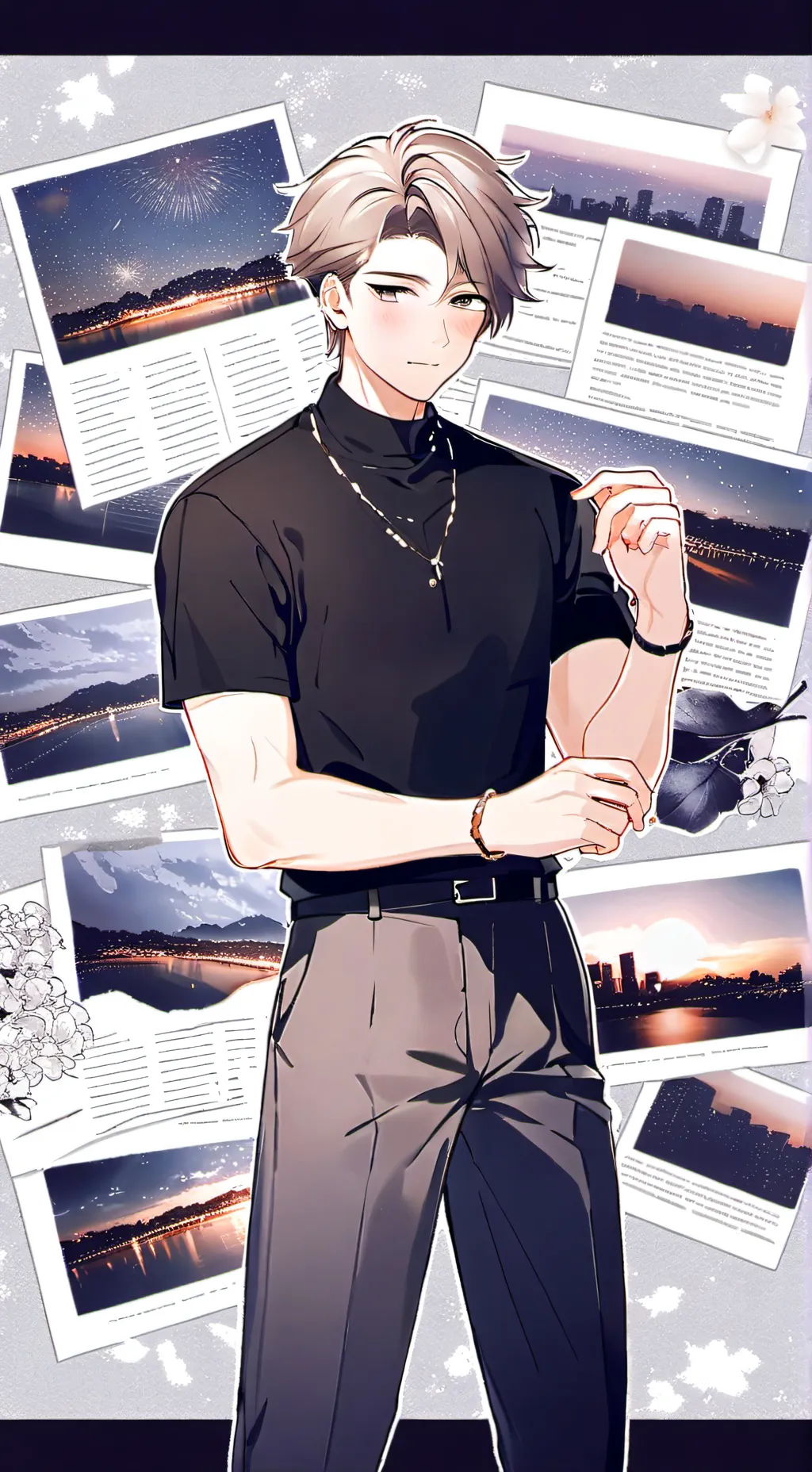 ai character: Арсений background