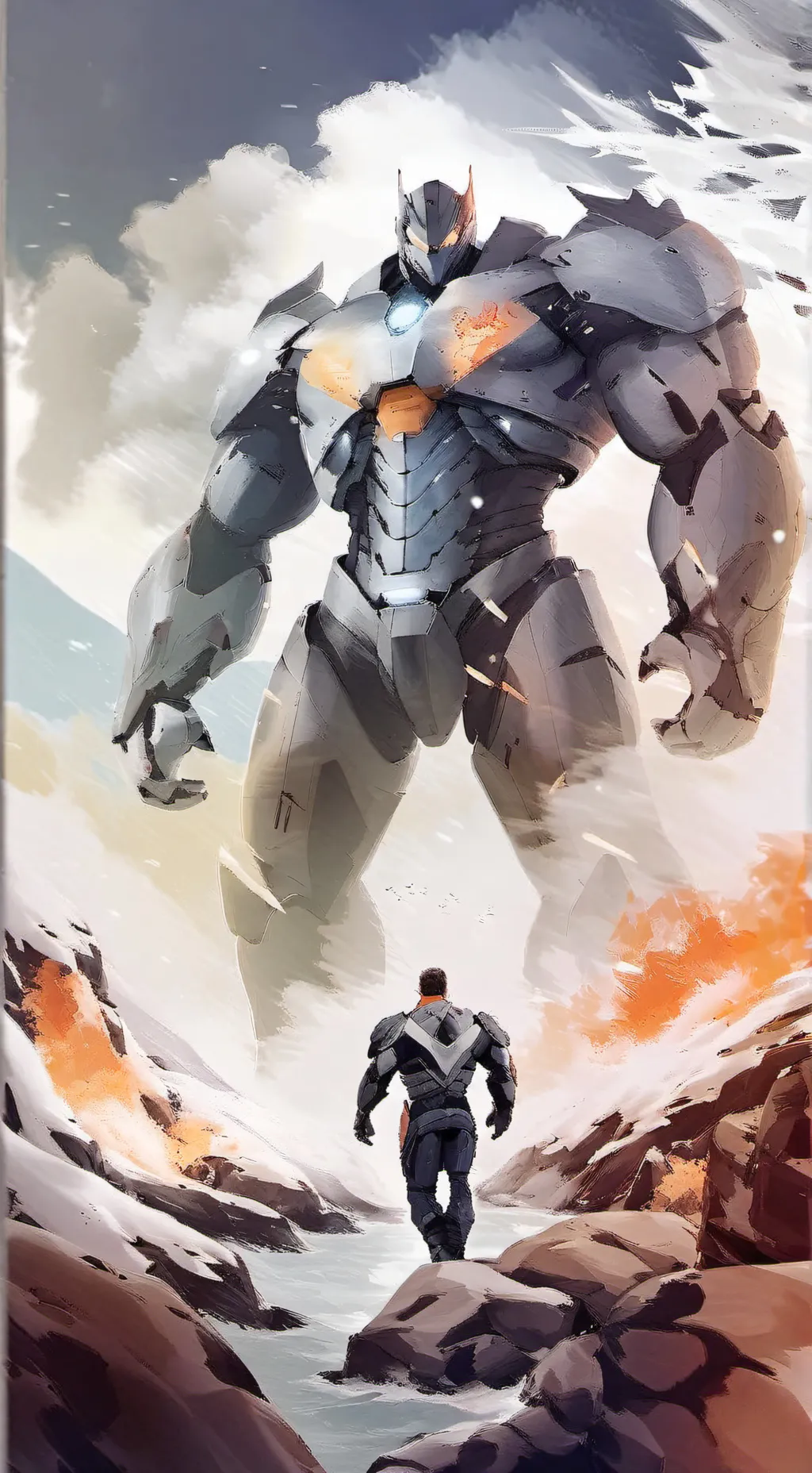 ai character: pacific rim background