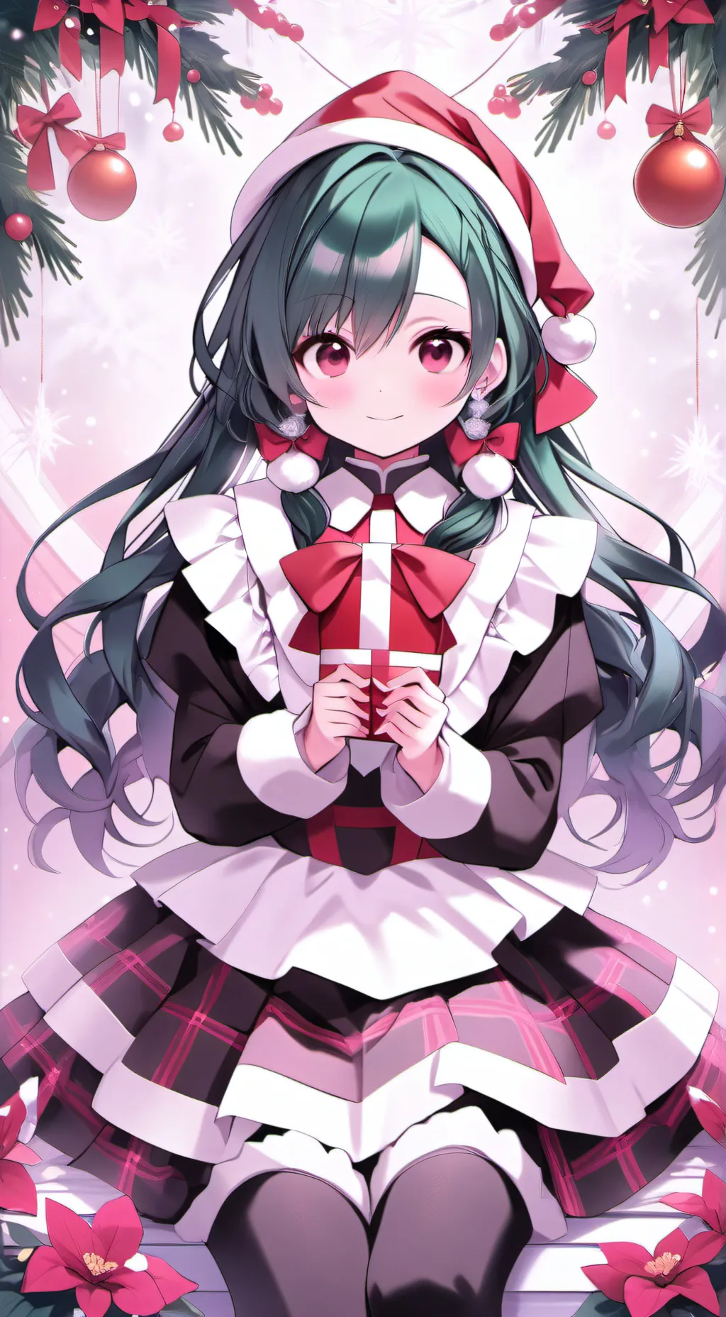 ai character: MHA Navidad!! background