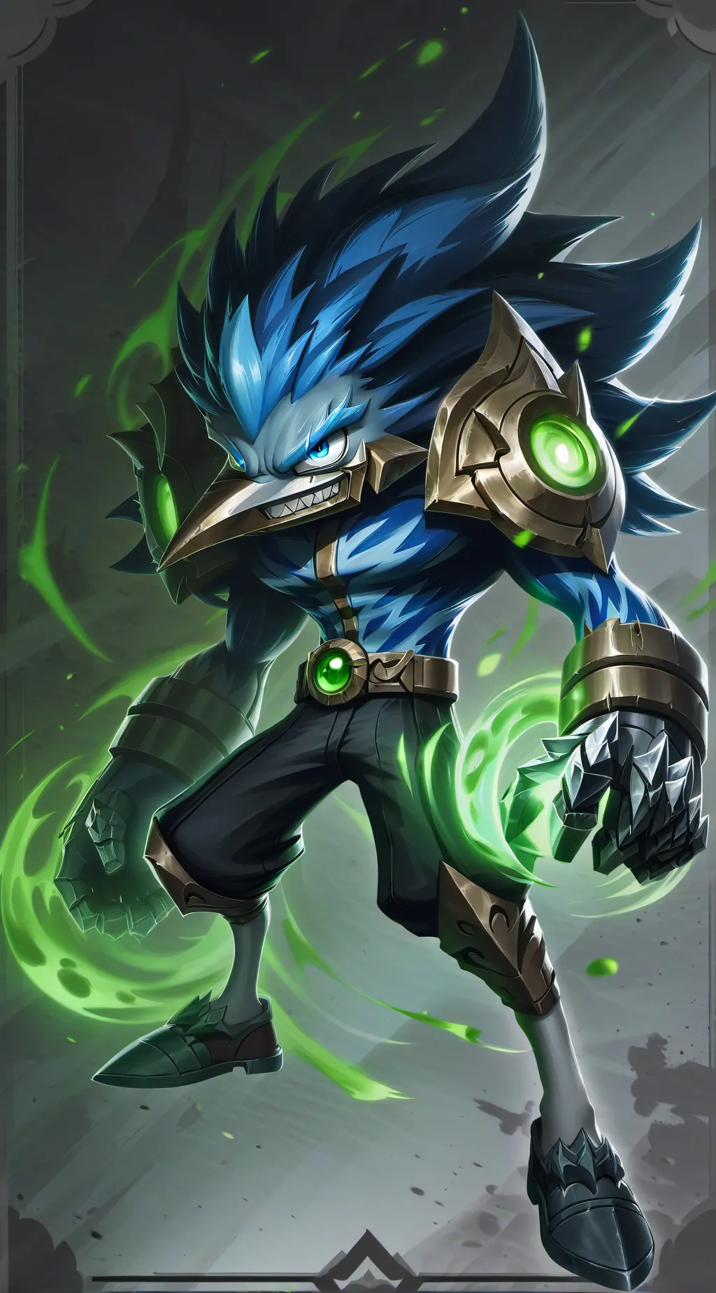 ai character: sonic bird background