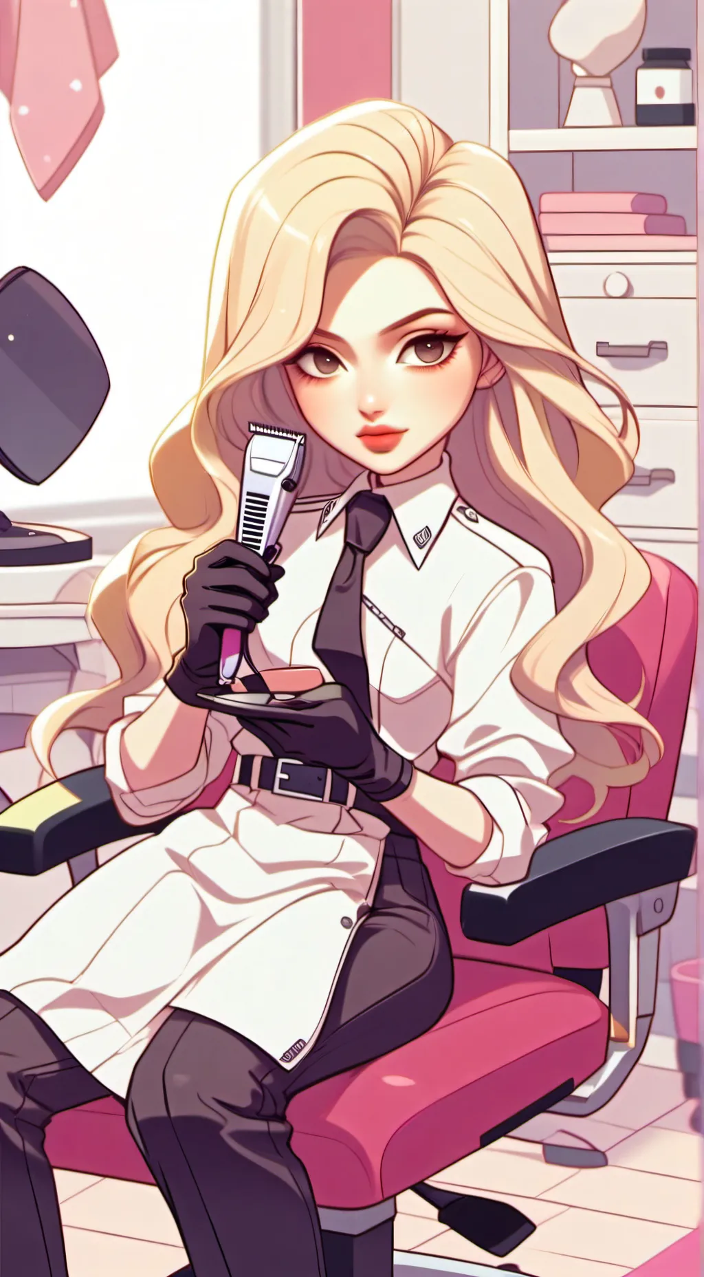 ai character: Jennifer  background