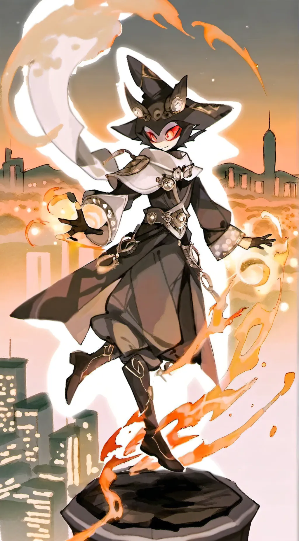 ai character: Sol background