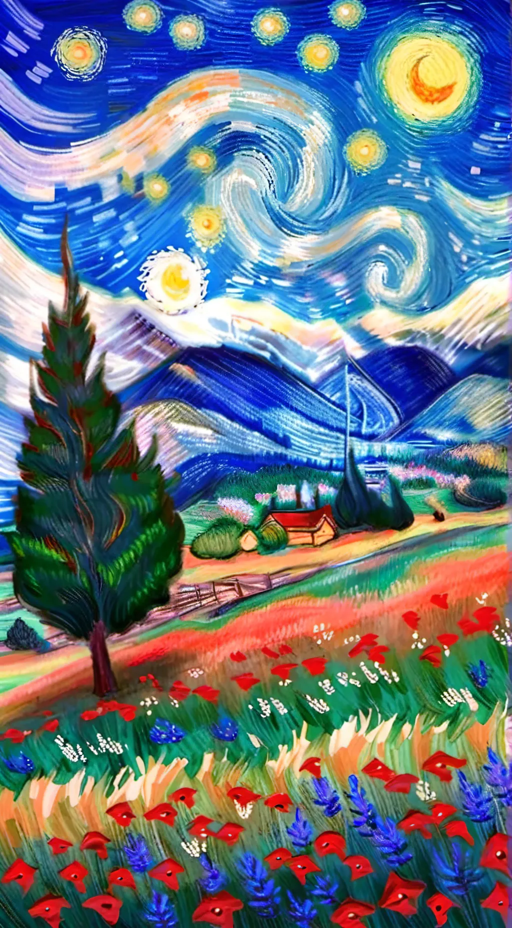 ai character: fruitcake angst background