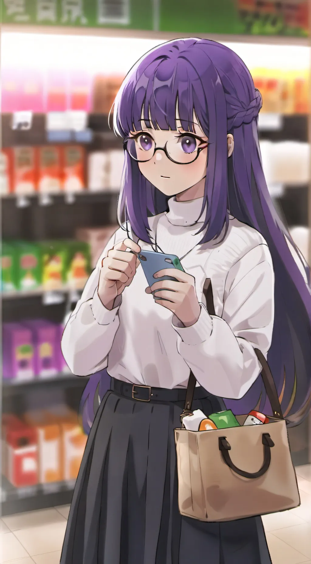 ai character: Luna background