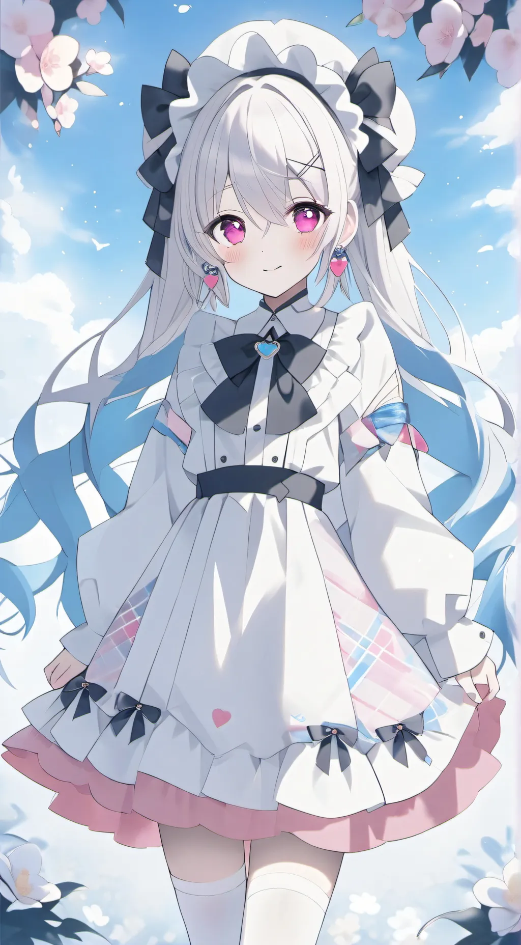 ai character: Lila the cute girl background