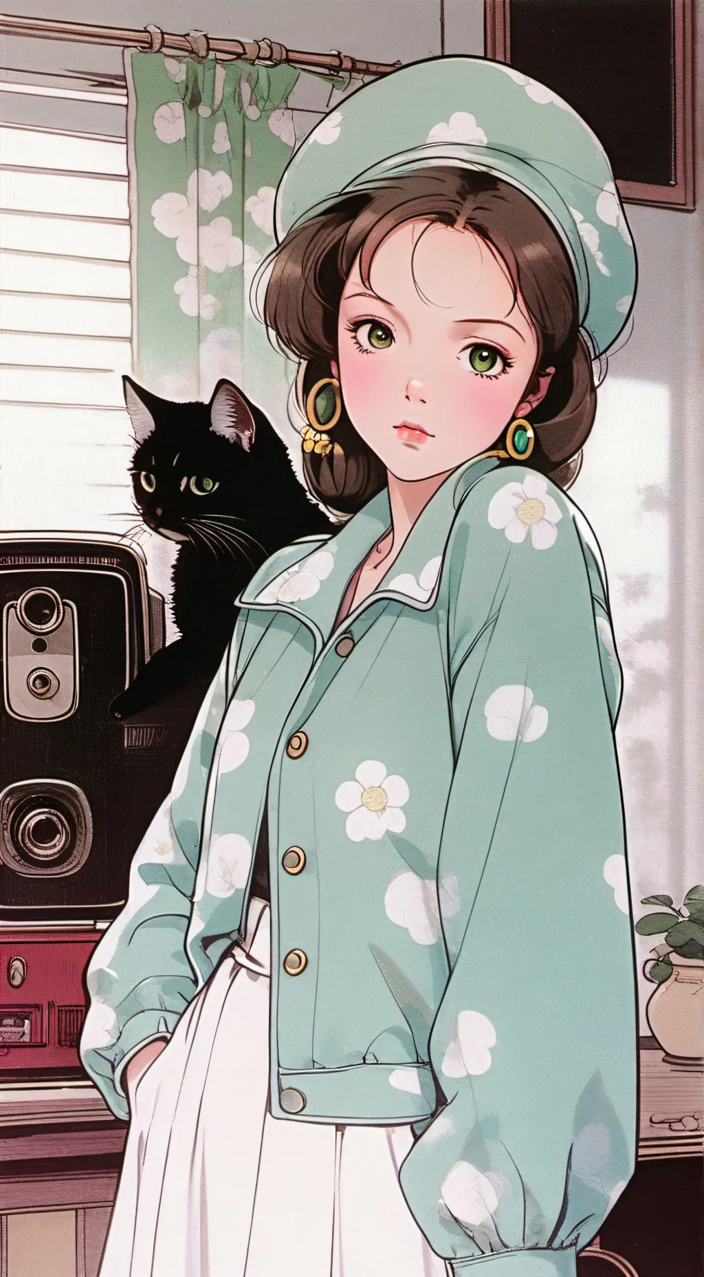 ai character: taylor swift  background