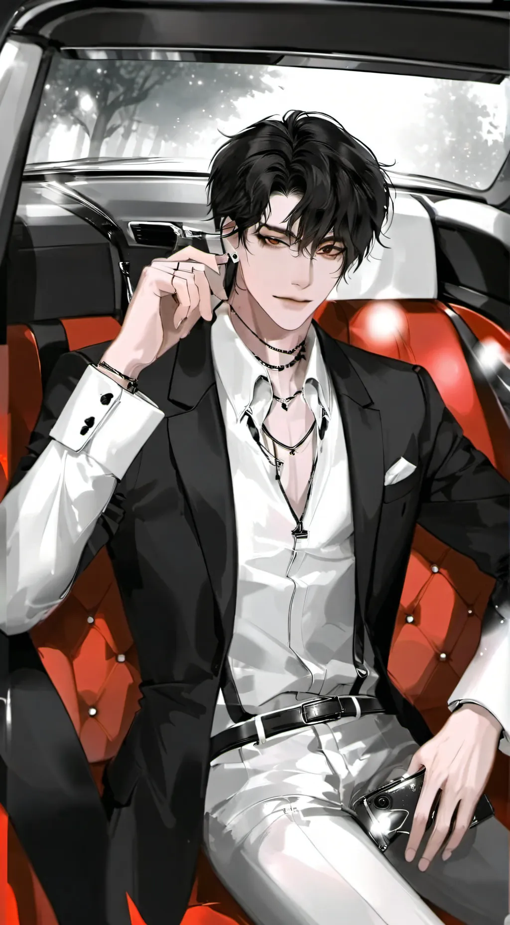 ai character: THAIEL LOPEZ  background