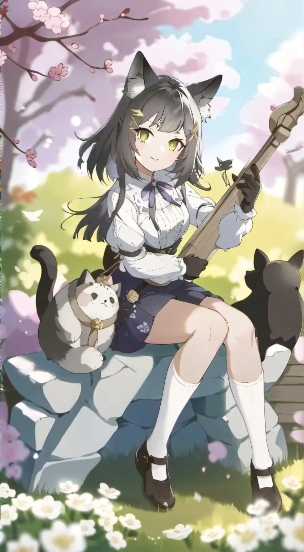 ai character: kat background