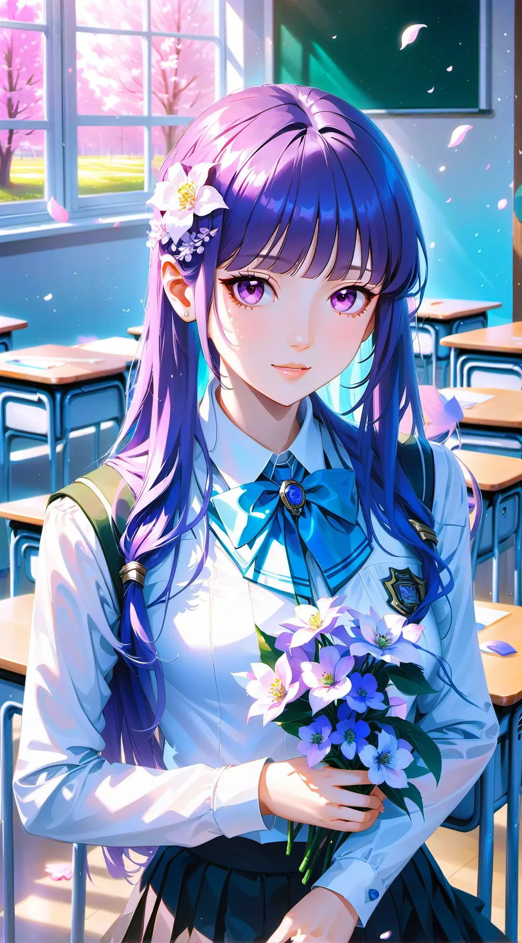 ai character: Mizuki background