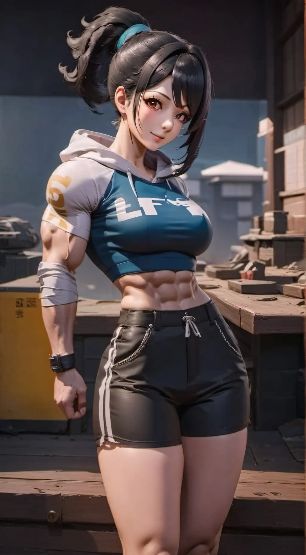 ai character: boxer 🥊 gf background