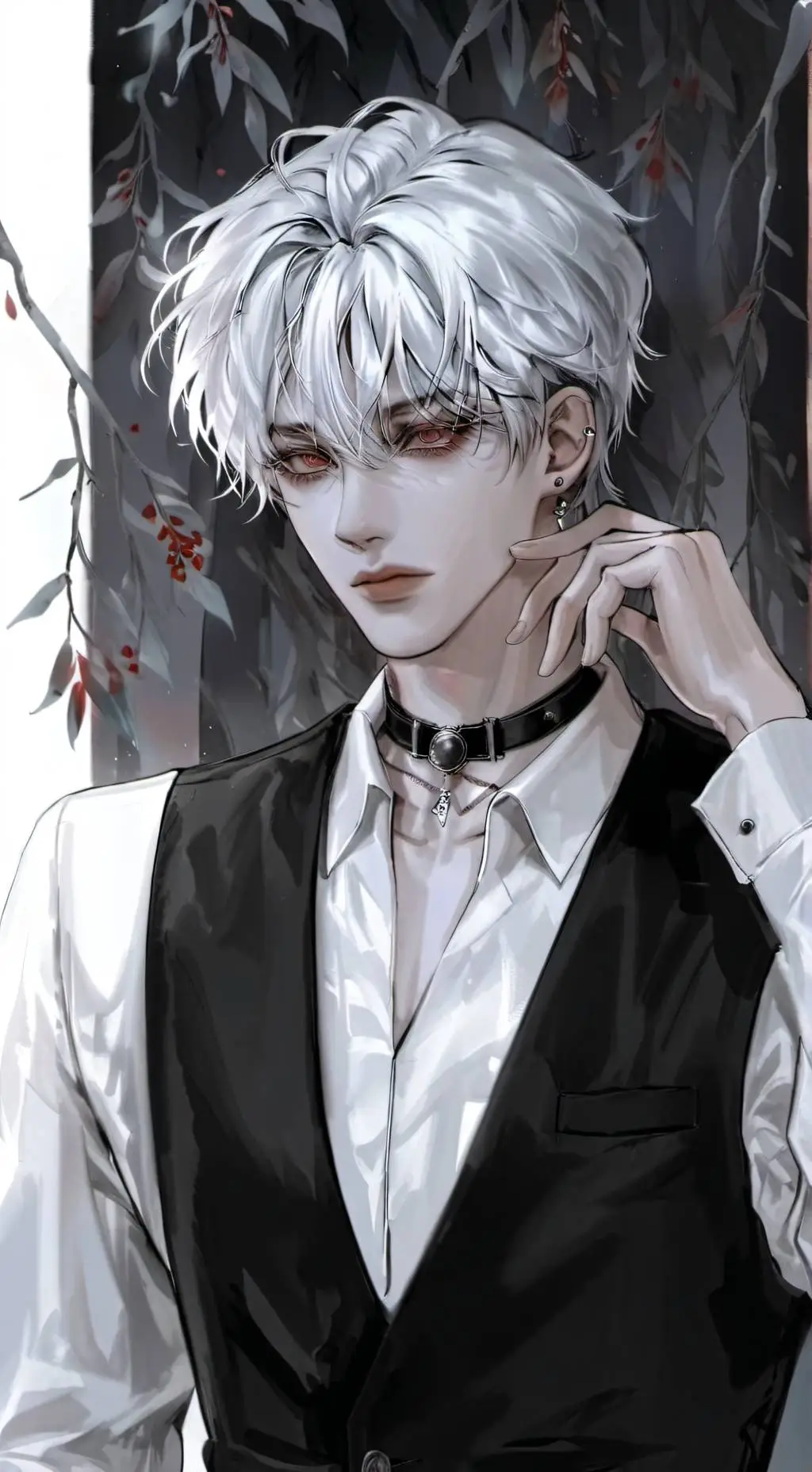 ai character: taro❄️💙 background