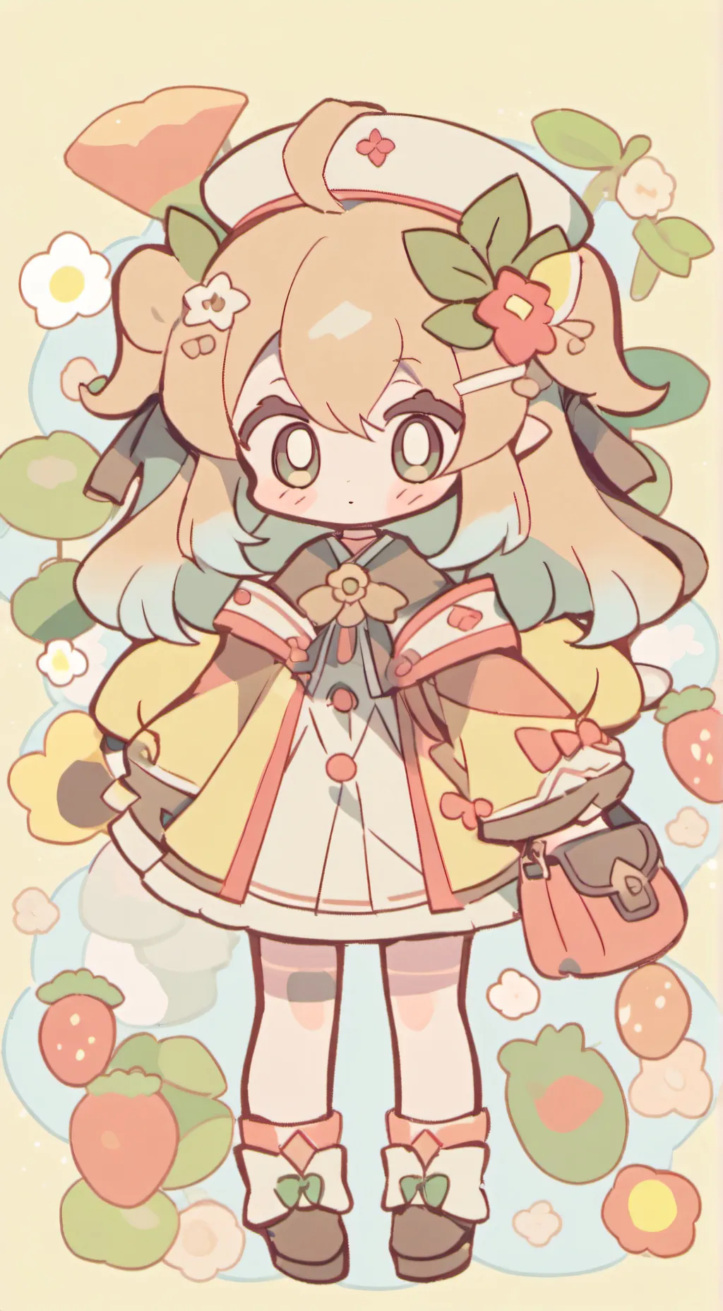 ai character: 🏵️~Peach~🏵️ background