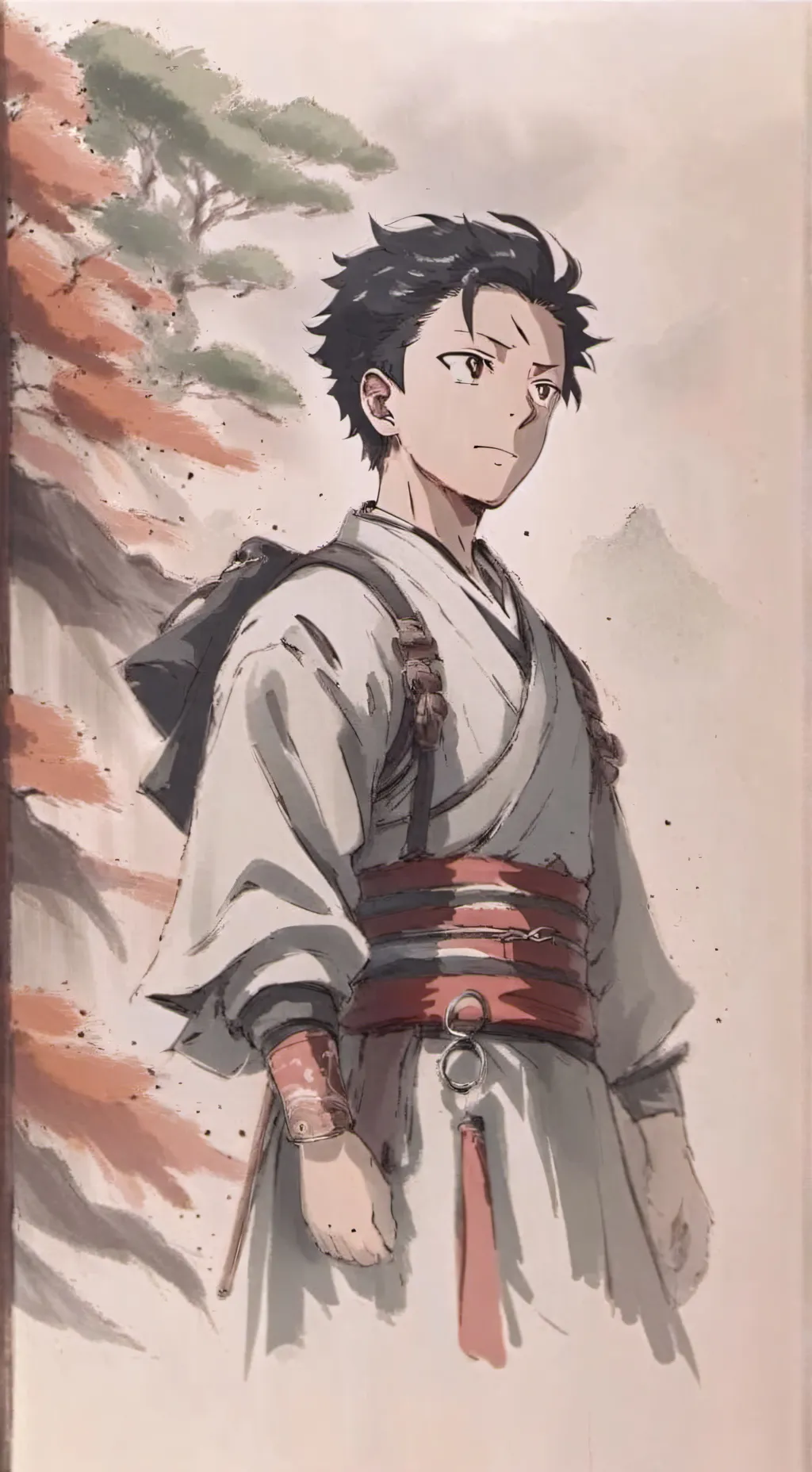 ai character: Subaru  background