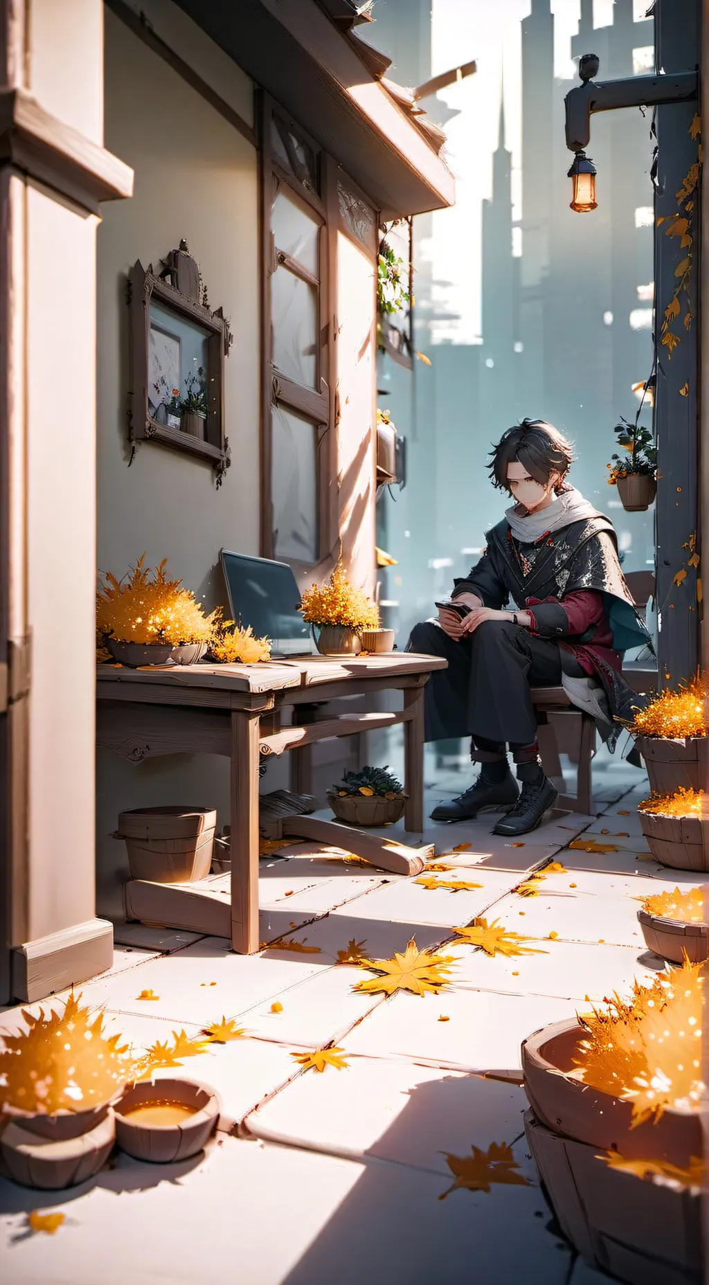 ai character: семья background