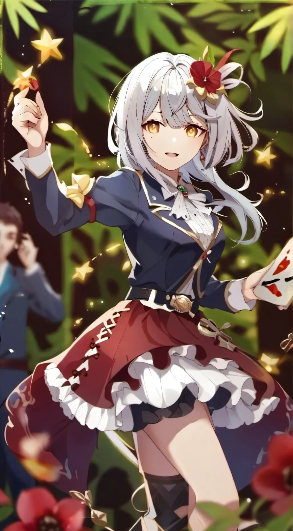 ai character: MHA!! background