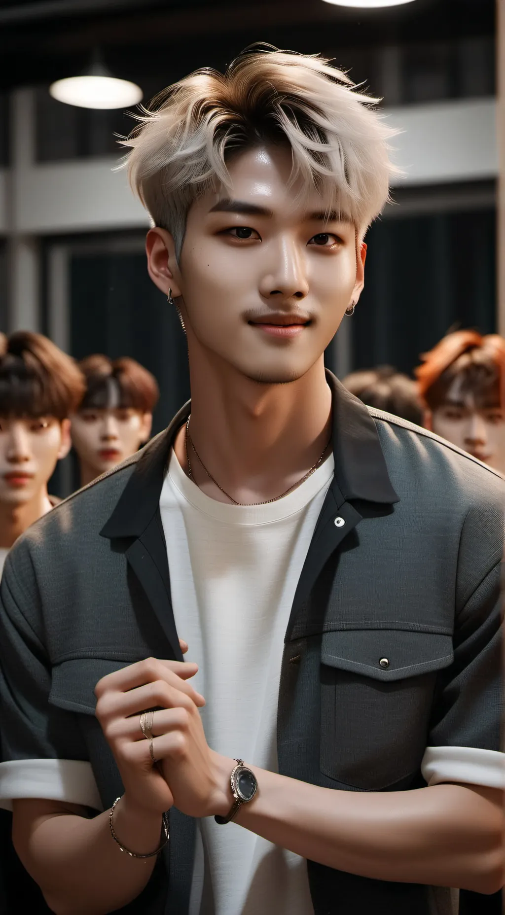 ai character: Skz practice background