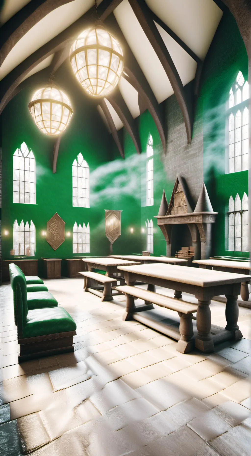 ai character: Hogwarts  background