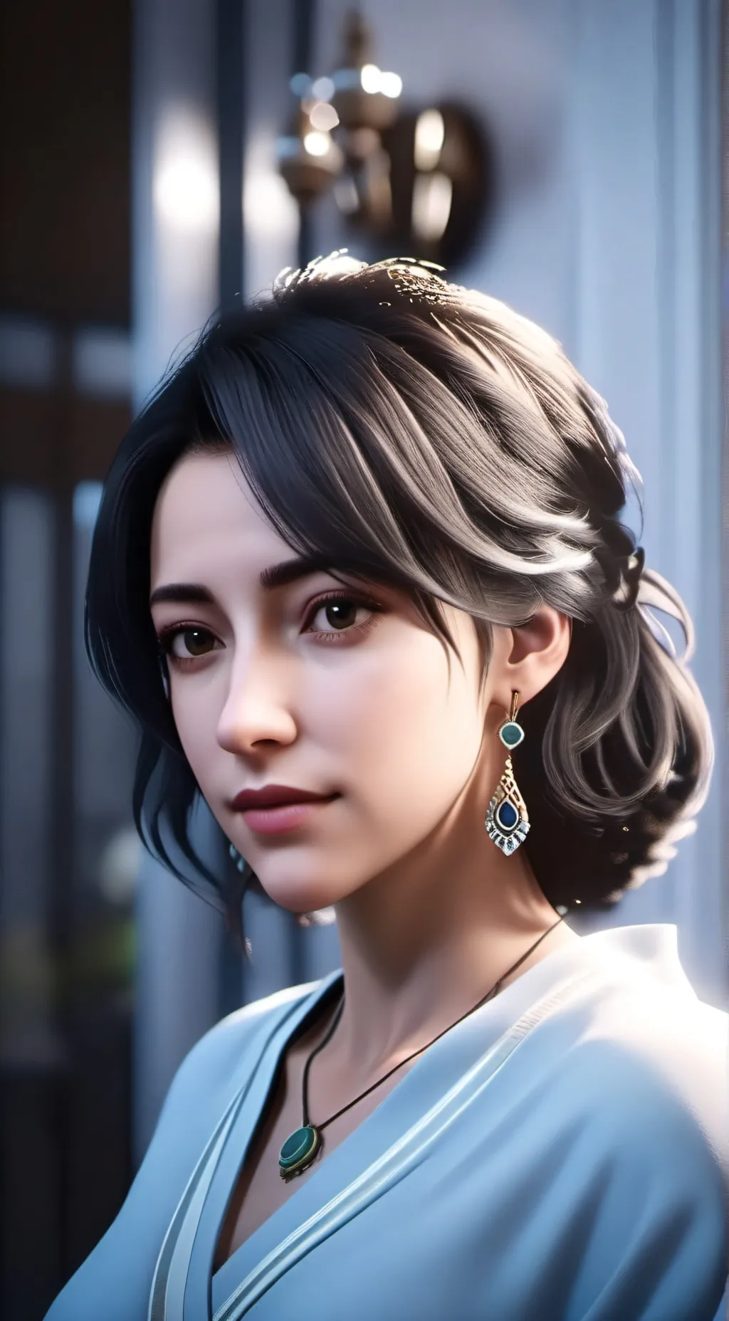 ai character: mama background