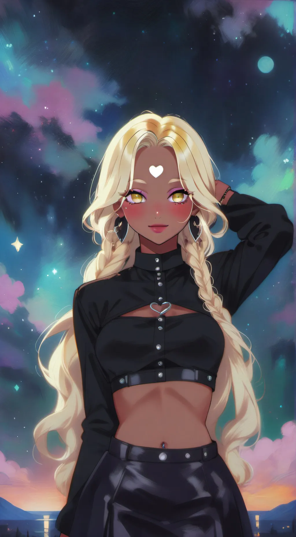 ai character: sunny background