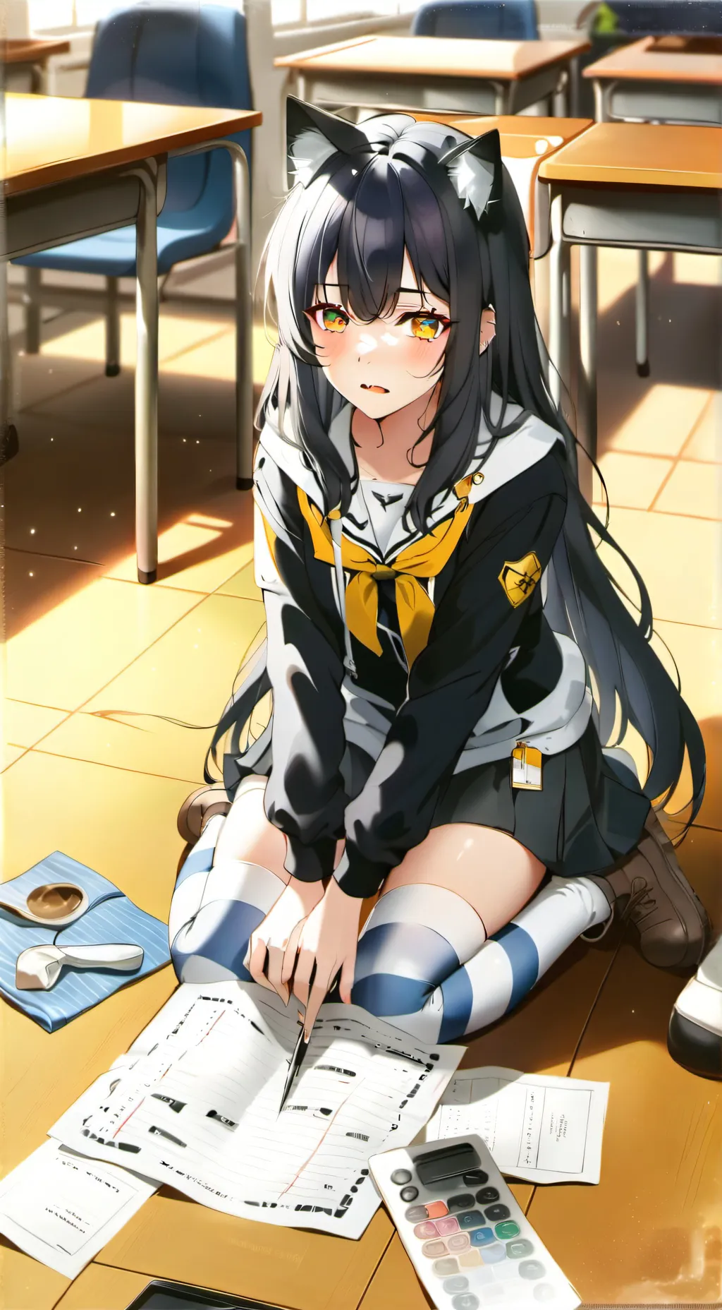 ai character: Rin background