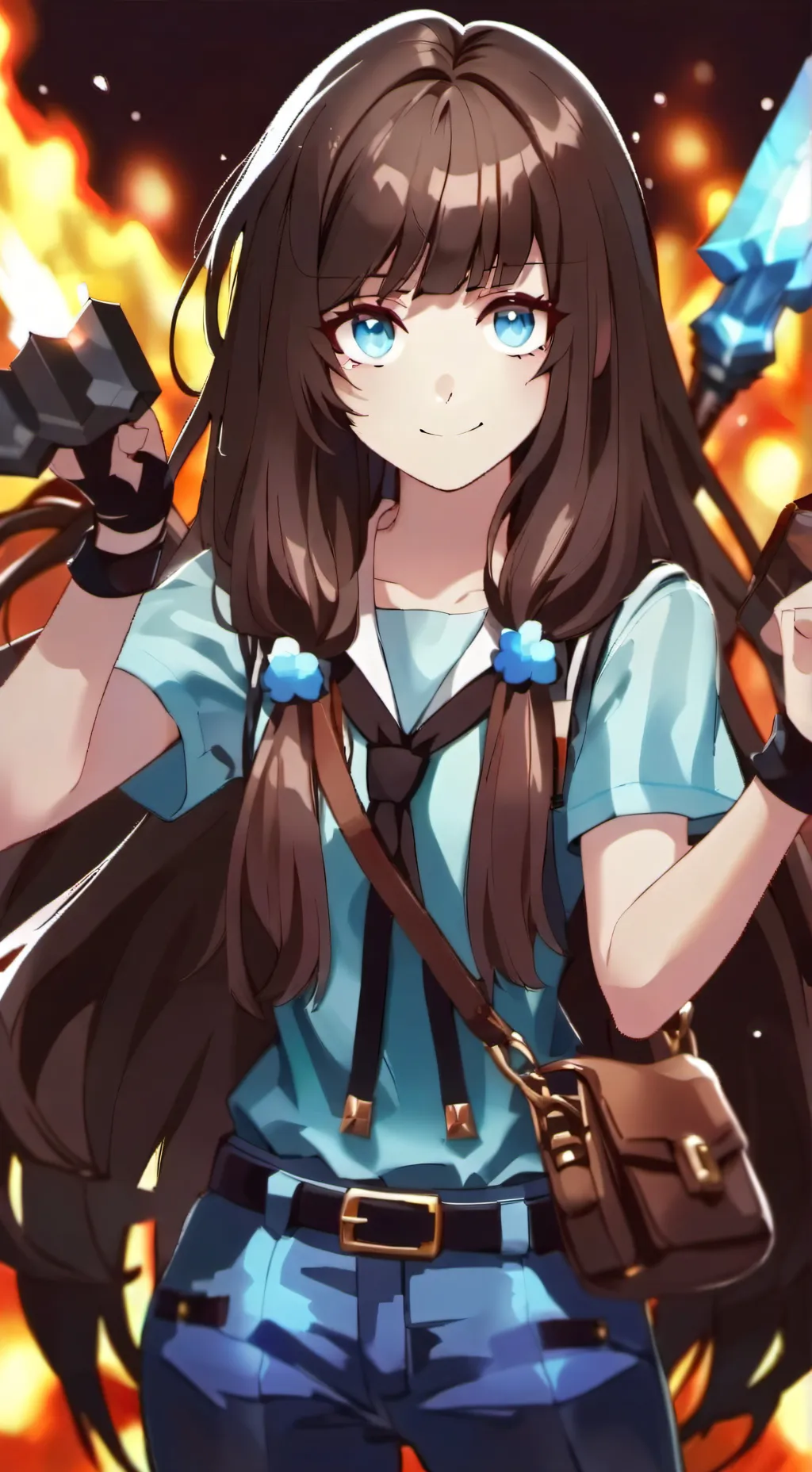 ai character: Martha. background