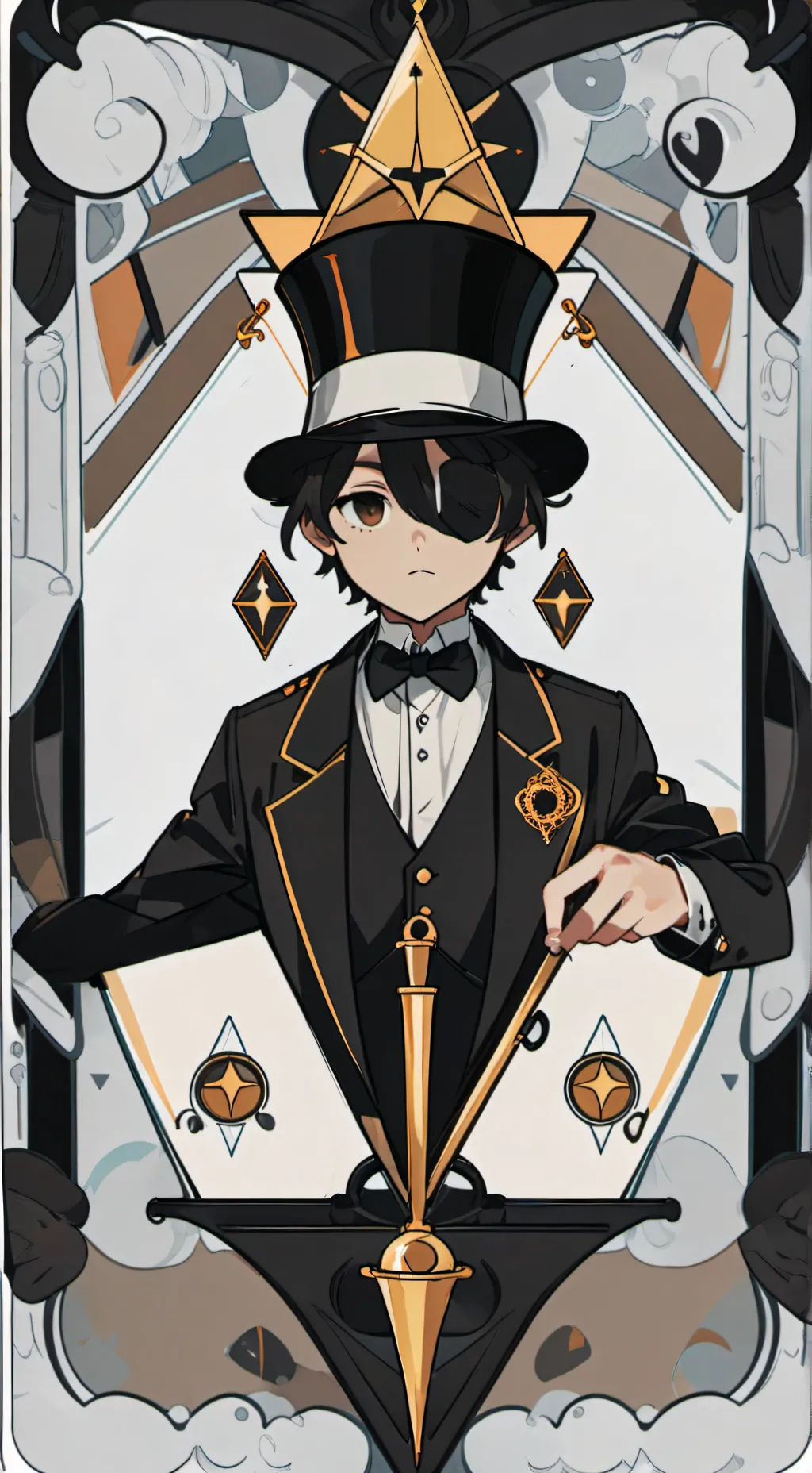 ai character: gravity Falls tod background