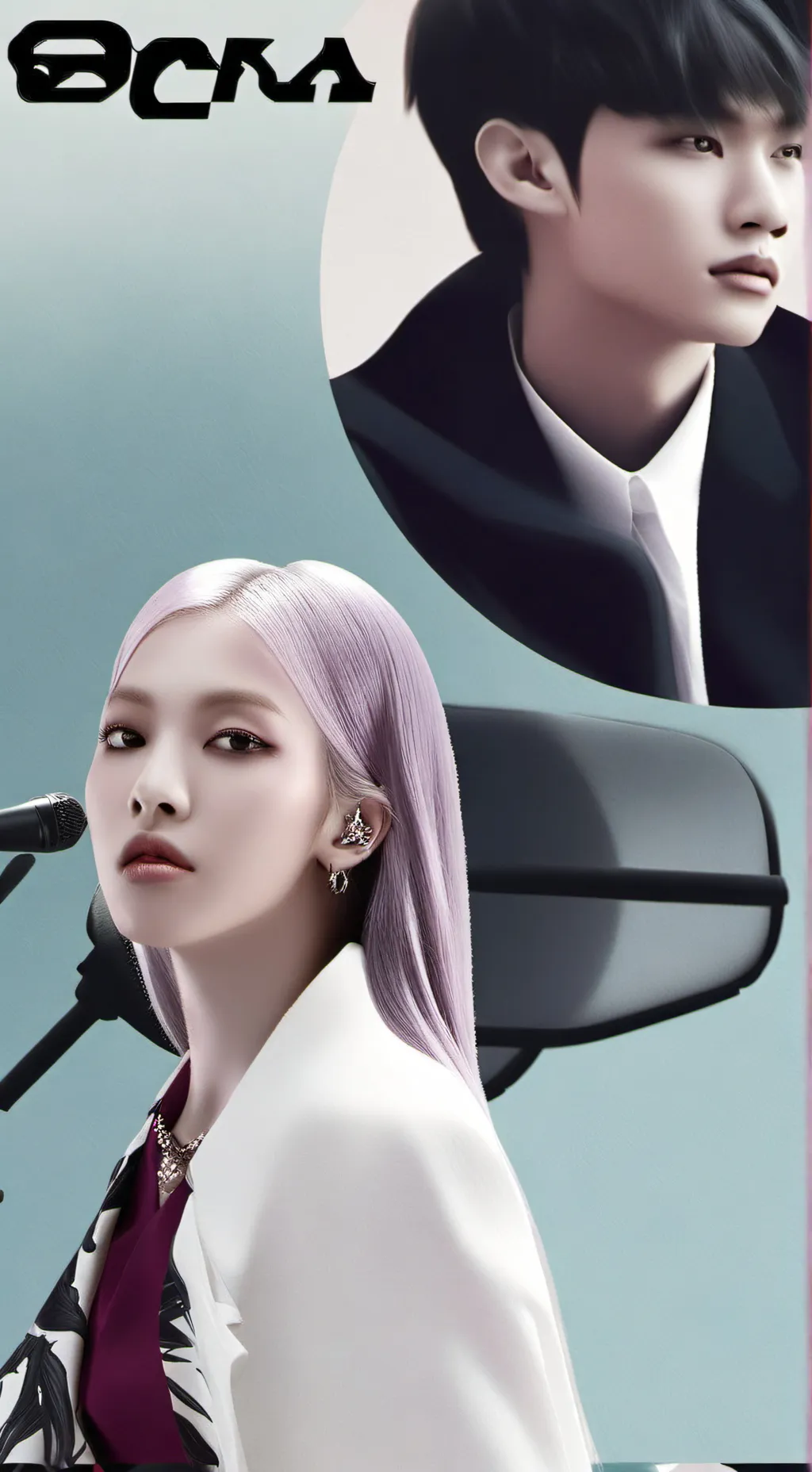 ai character: rose background