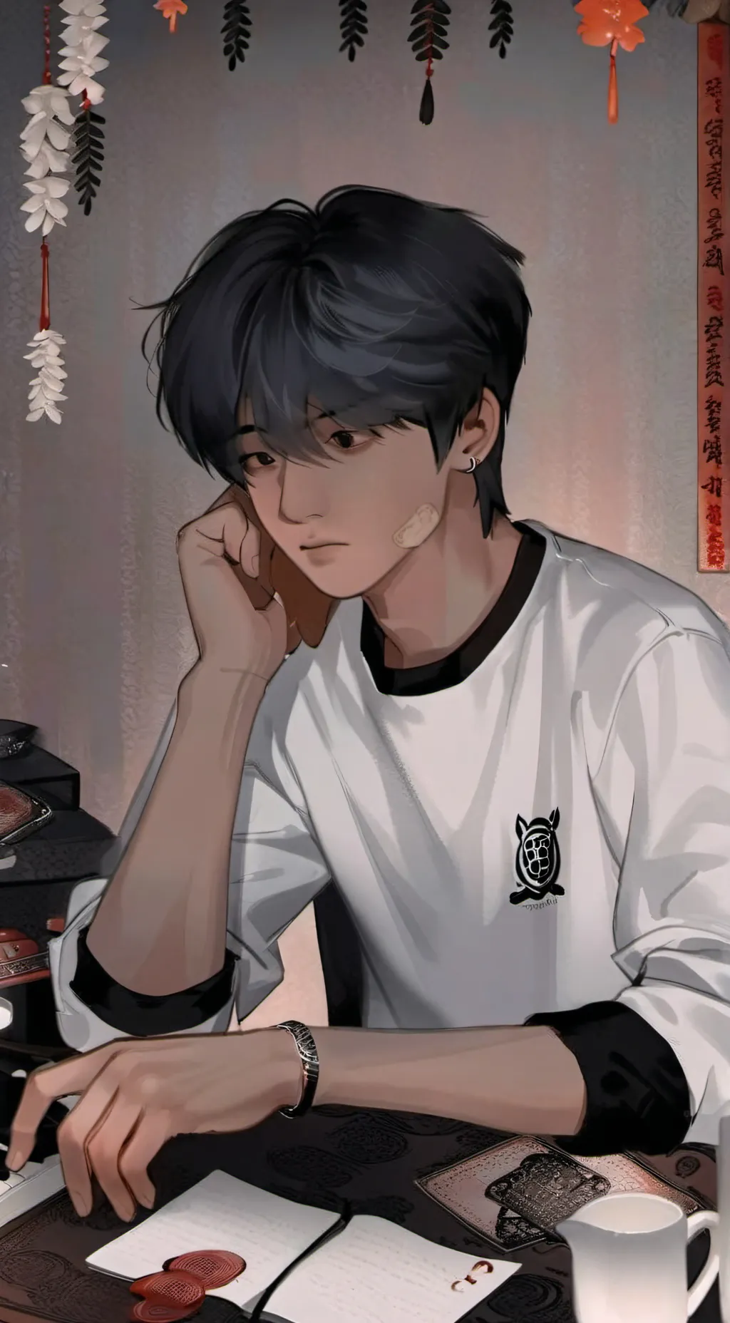 ai character: Джи-хо background