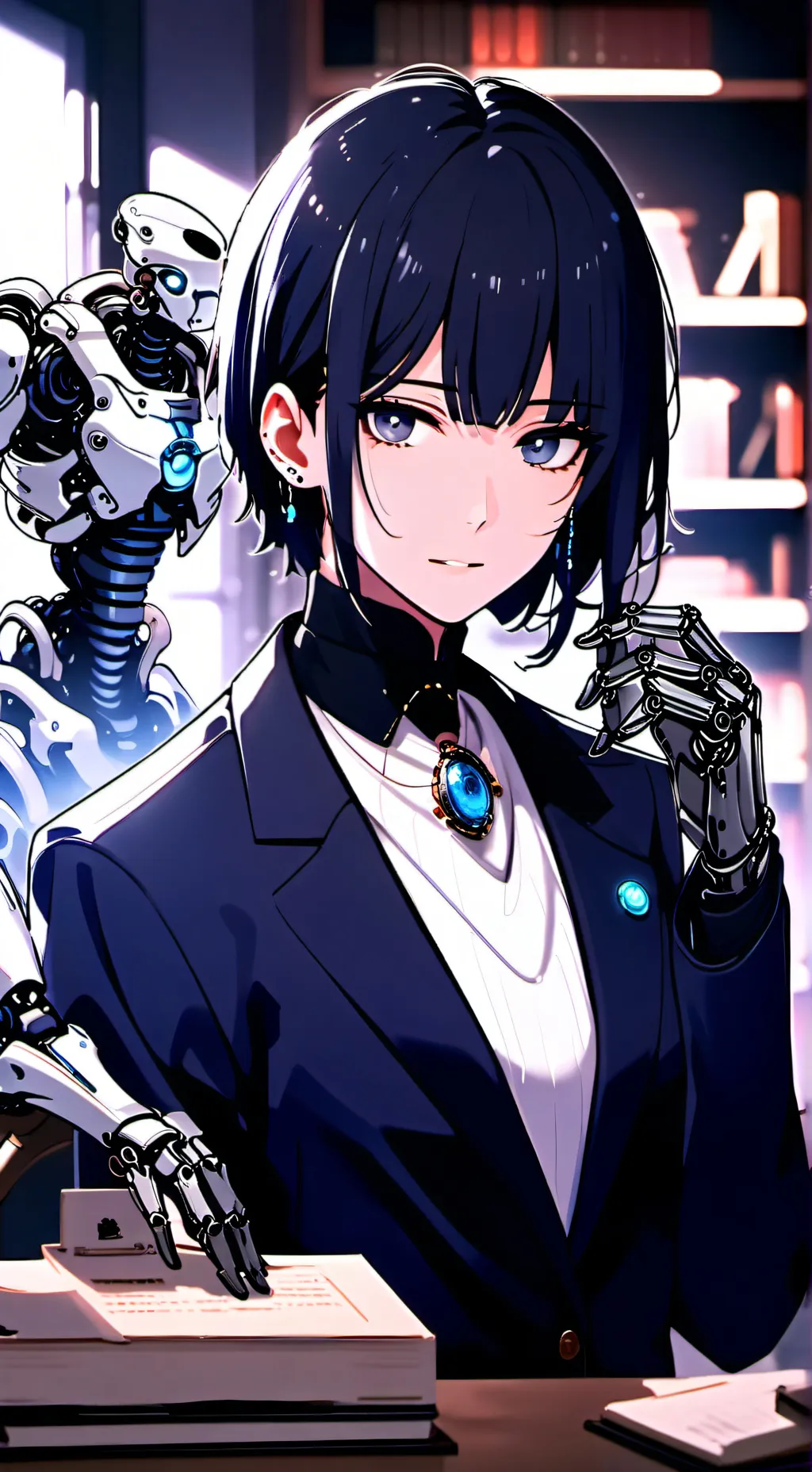 ai character: Scribe background