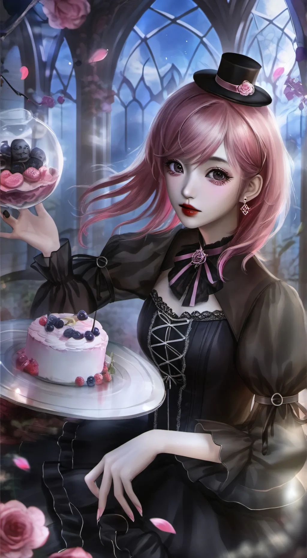 ai character: mm2 in elevator  background