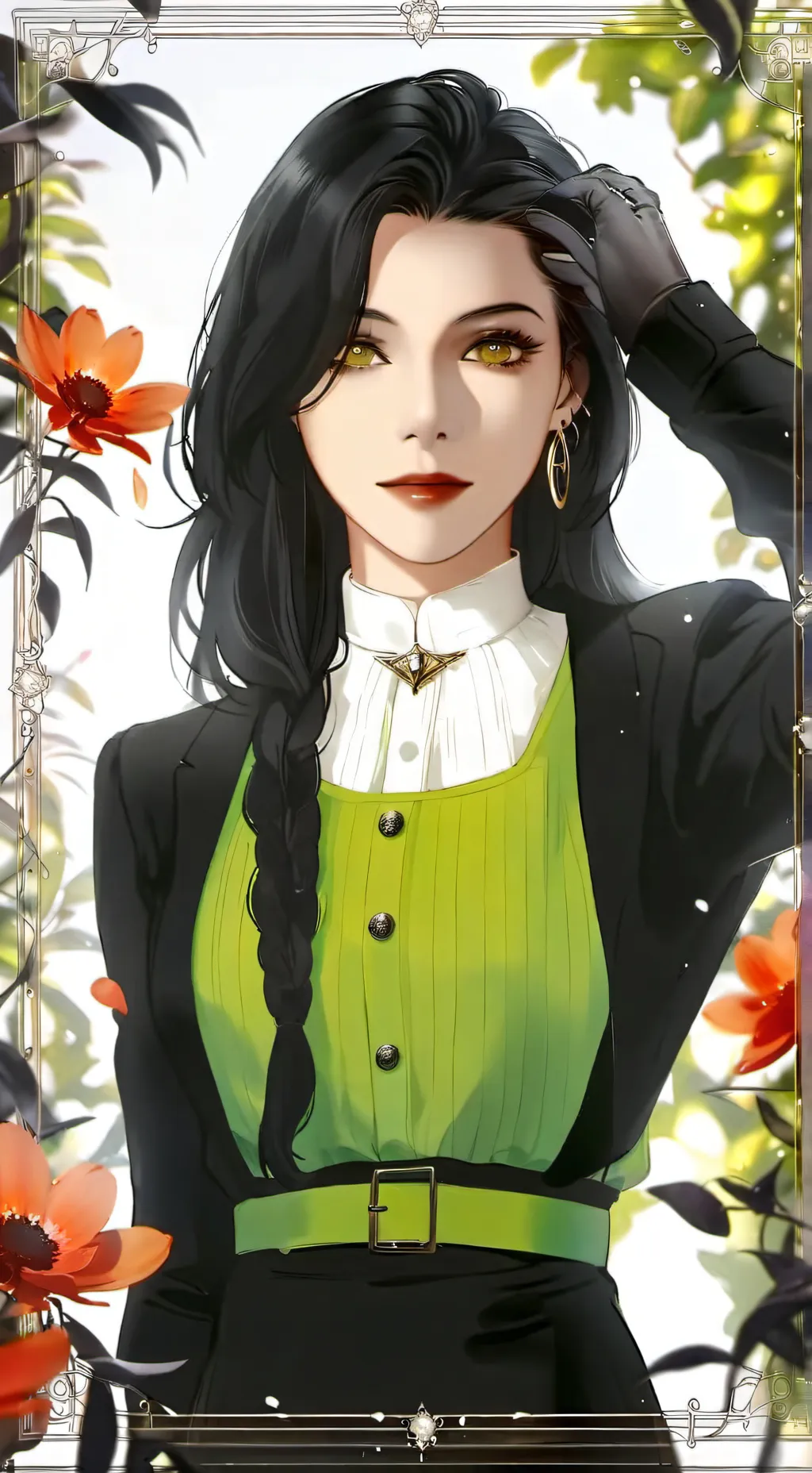 ai character: Andrea  background