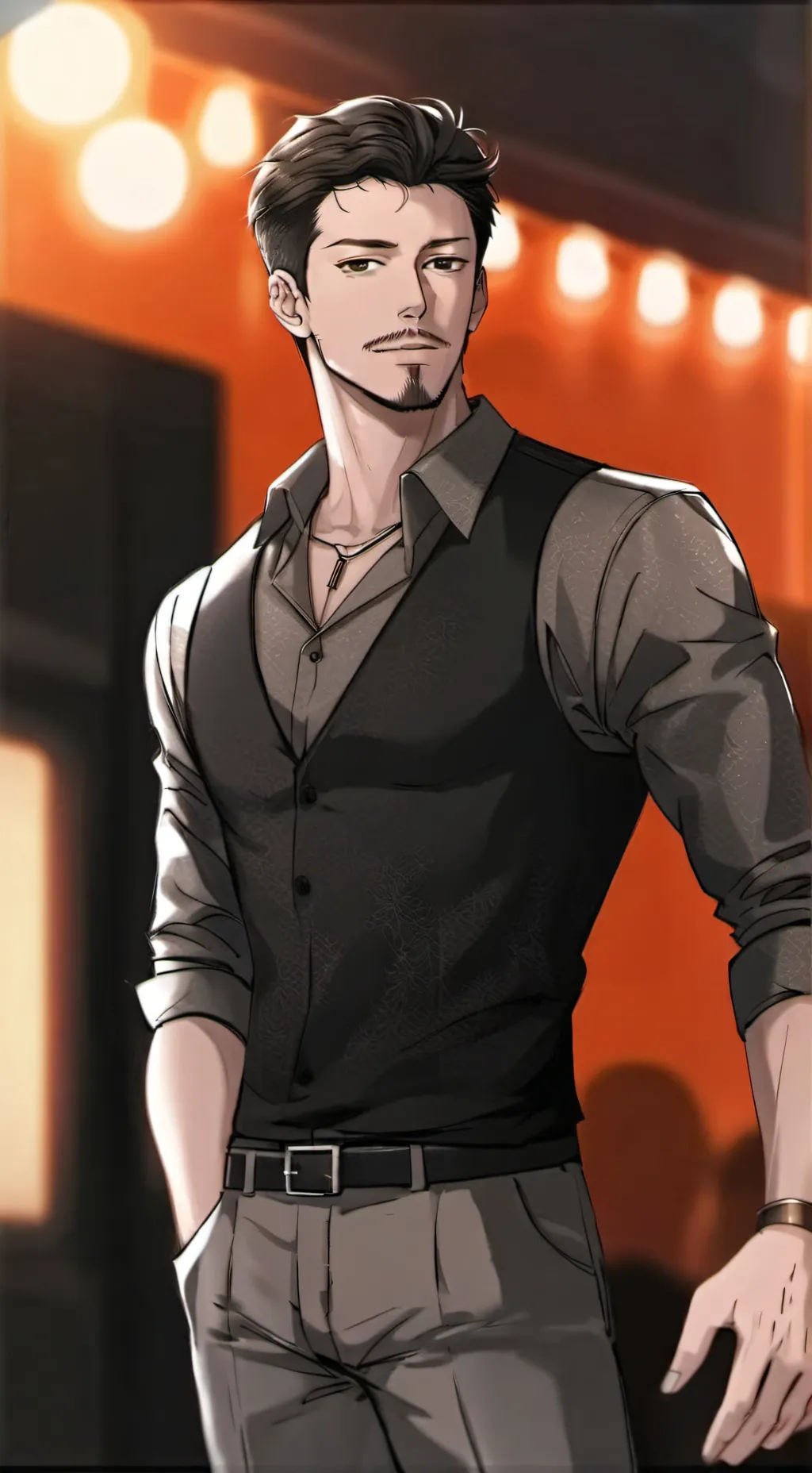 ai character: Maxwell  background