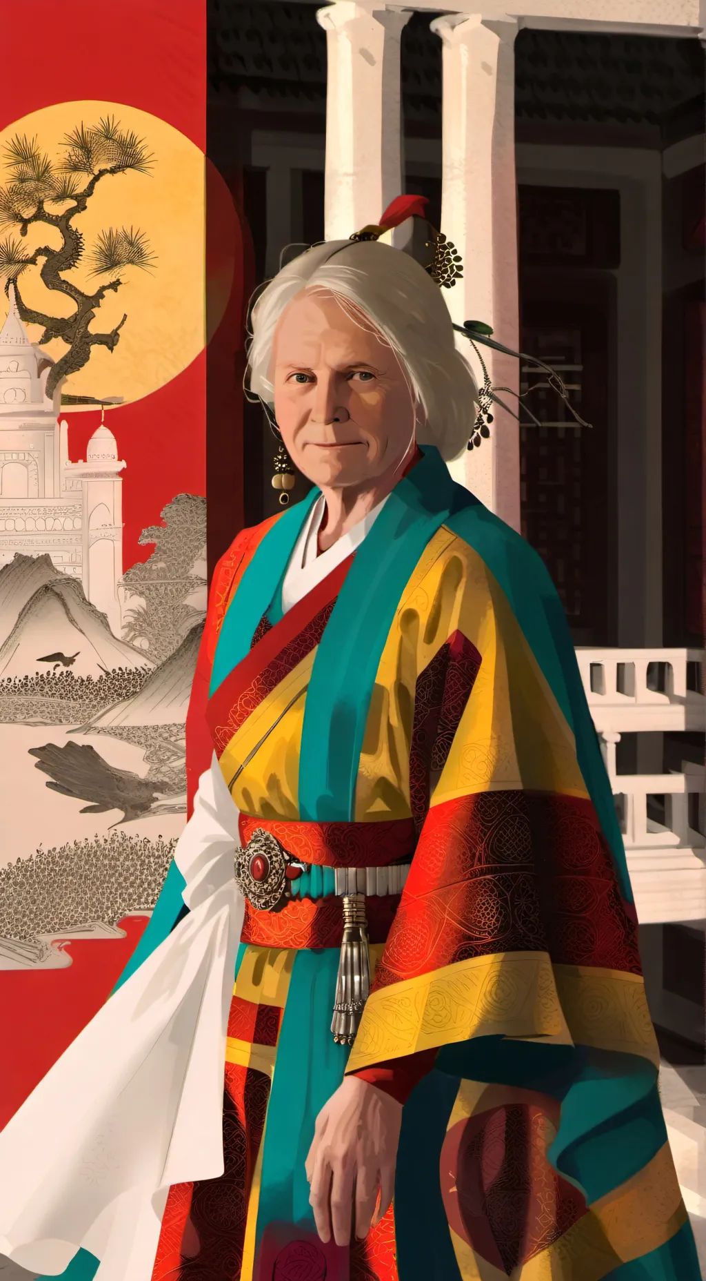 ai character: Lucy Hyatt background