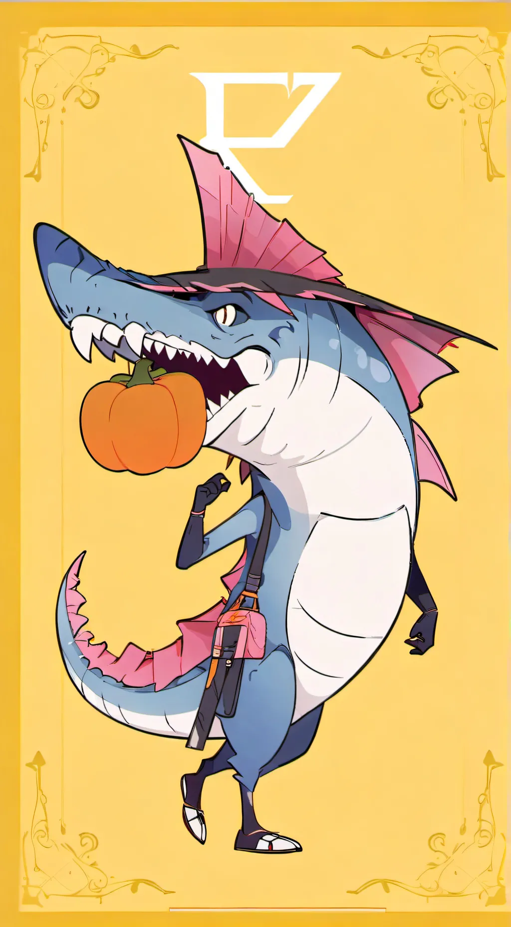 ai character: chompzilla y éroe background